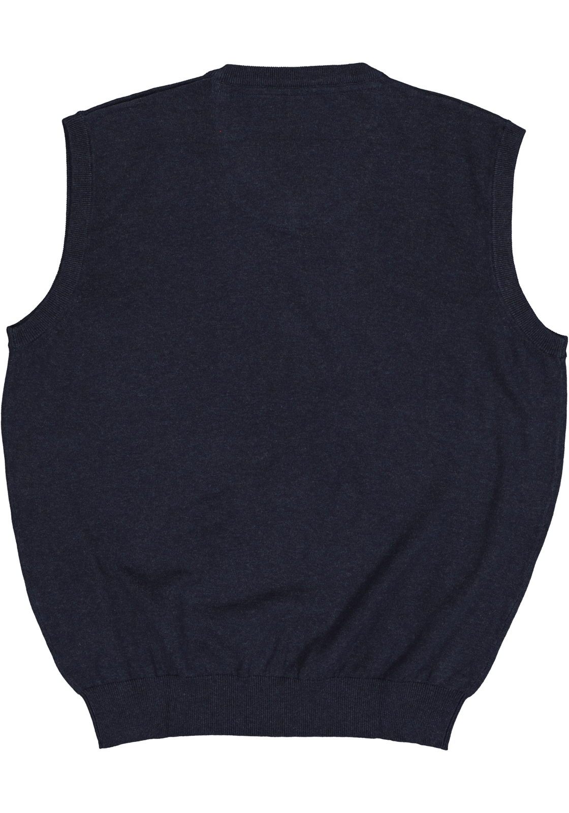 6-4049807002653_redmond_trui_HR Redmond heren spencer katoen, V-hals, marine blauw