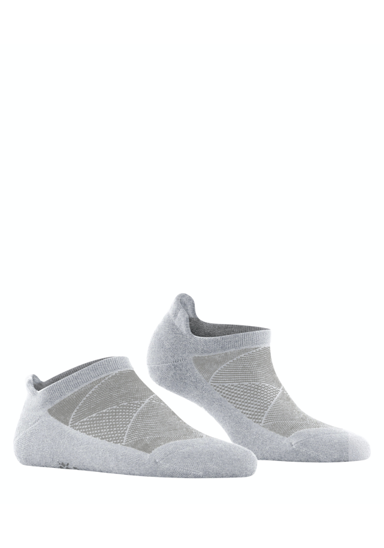 Burlington Athleisure dames sneakersokken, grijs (light grey mel.) Burlington Athleisure dames sneakersokken, grijs (light grey mel.)