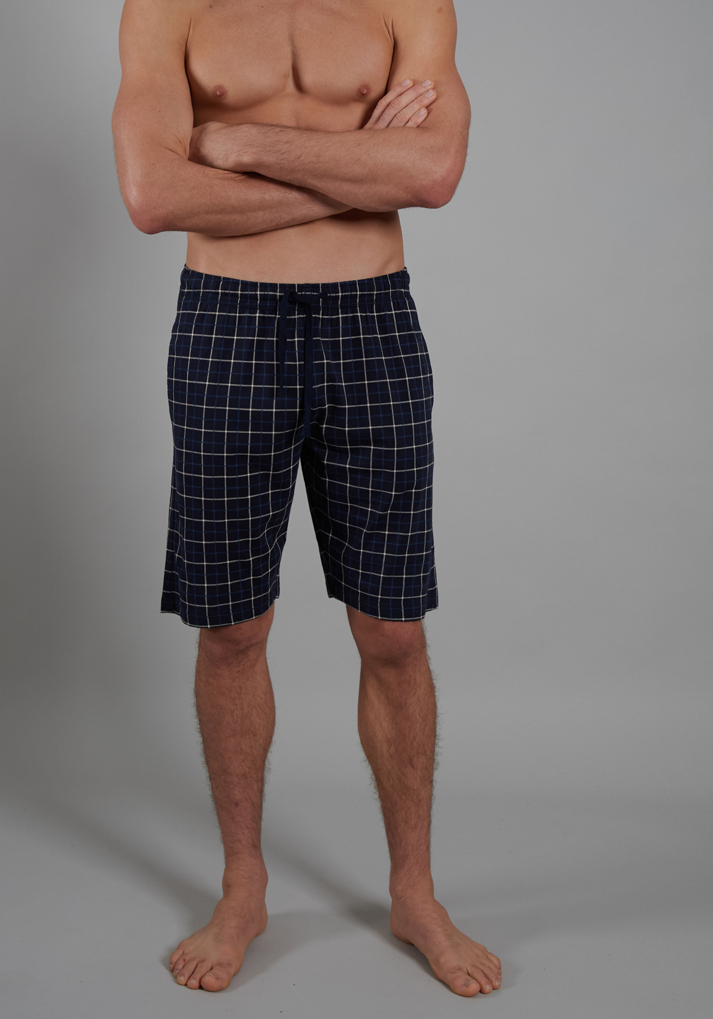 Ceceba heren pyjama- of loungebroek, donkerblauw dessin