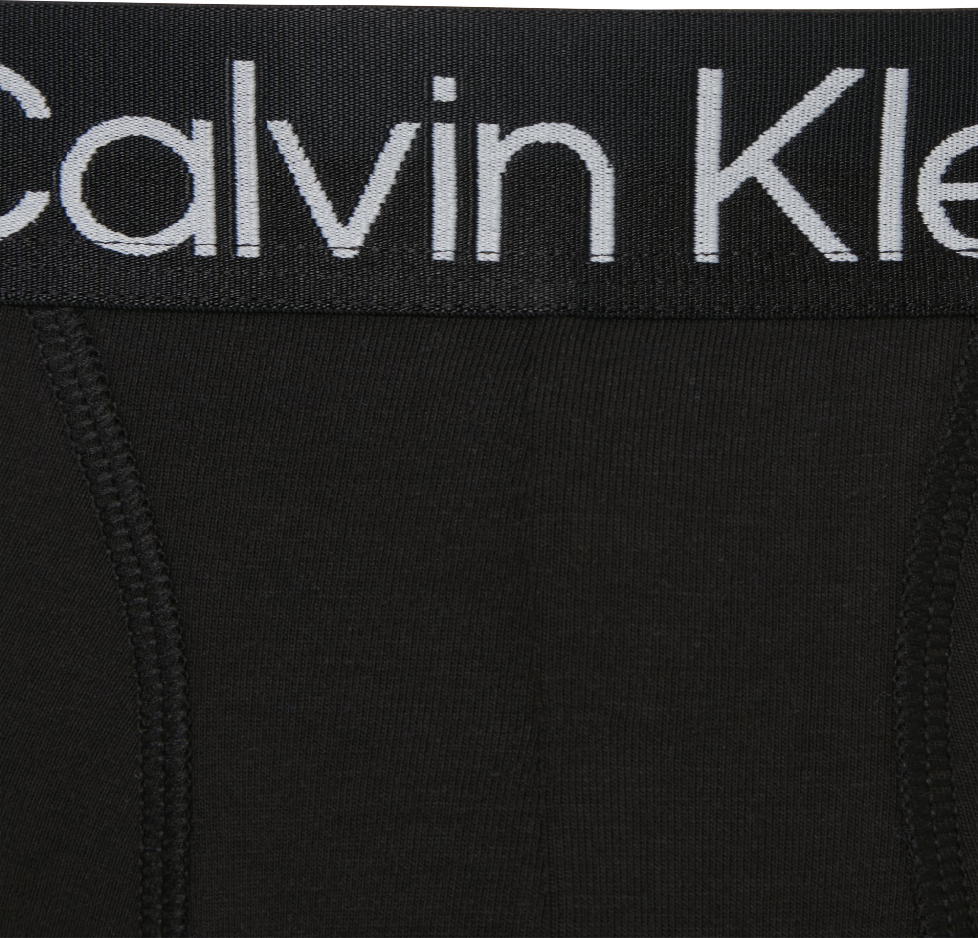 Calvin Klein Boxer Briefs (3-pack), heren boxers extra lang, zwart
