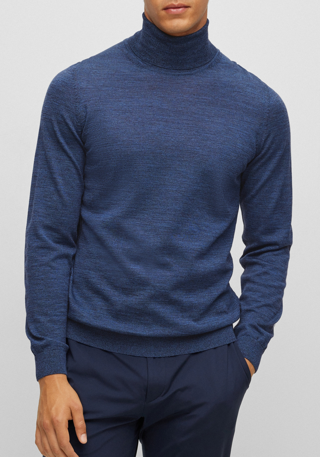 2-4063535343642-50468262-430-hugo_boss-trui-vest-najaar_HR BOSS Musso slim fit trui wol, heren coltrui, kobalt blauw