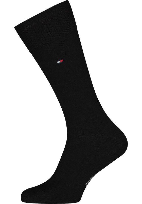 Tommy Hilfiger Classic Socks (2-pack), herensokken katoen, zwart Tommy Hilfiger Classic Socks (2-pack), herensokken katoen, zwart
