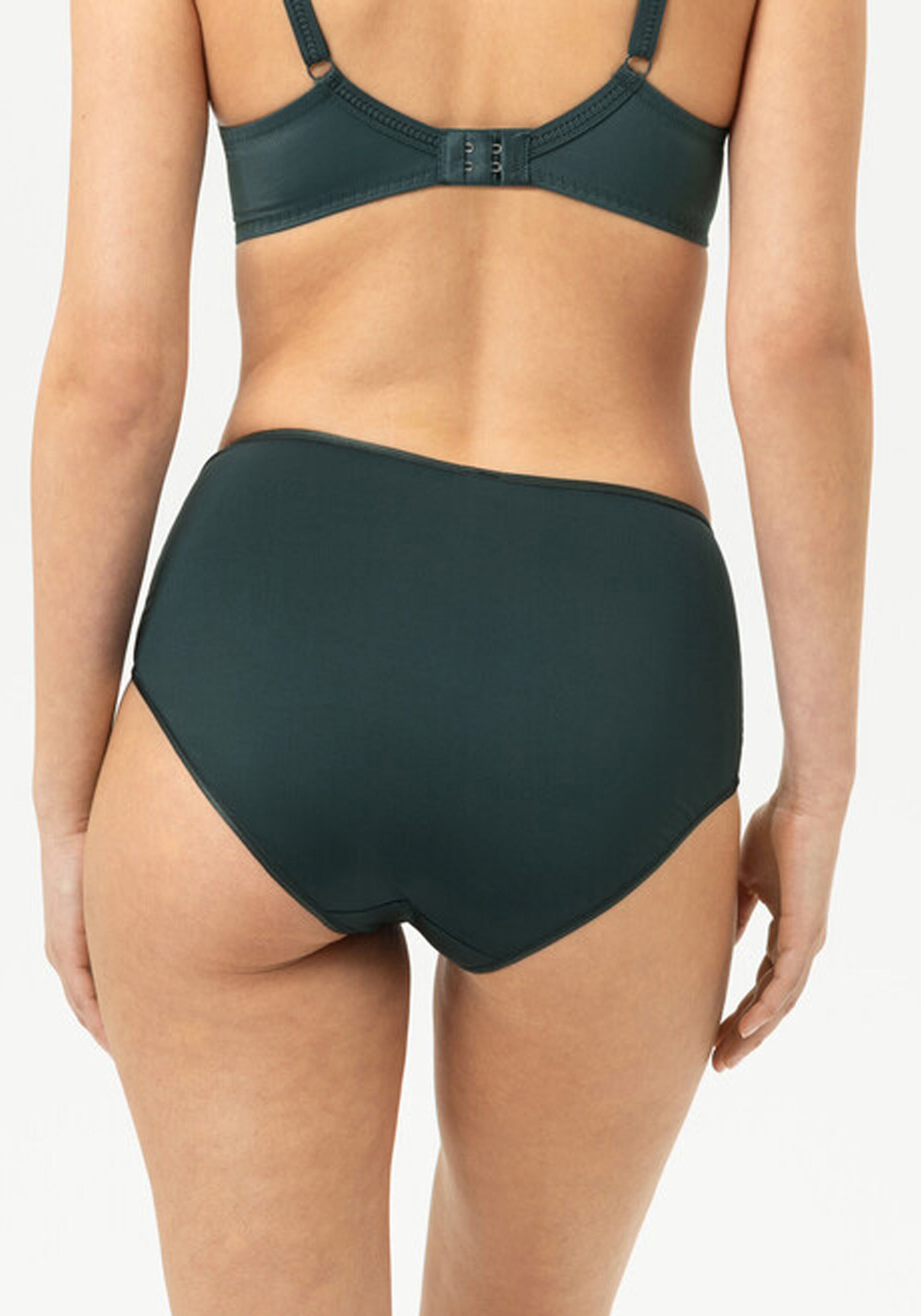 Mey dames waist pants Fabulous, tailleslip, donkergroen