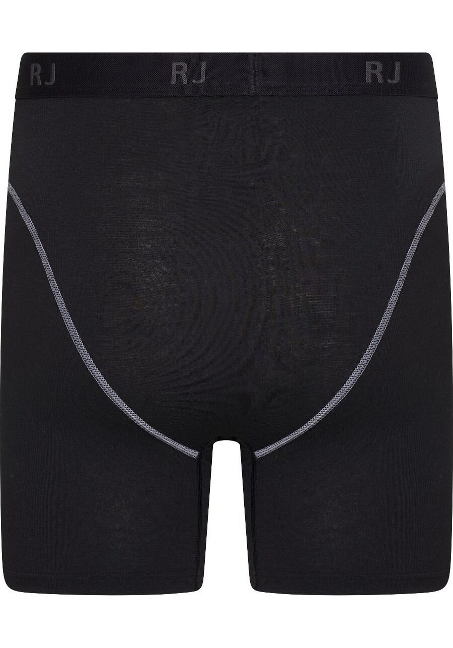 RJ Bodywear Thermo Cool boxershort (1-pack), temperatuur regulerende boxershort heren lang, zwart  