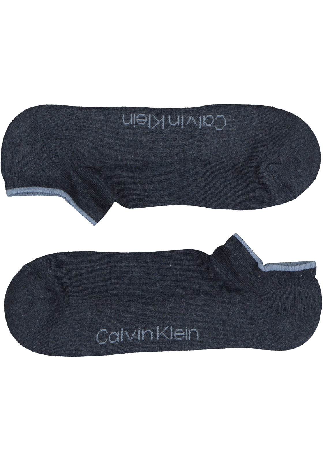 07-8720245219600_ck_sokken_3p_HR Calvin Klein herensokken Grant (3-pack), onzichtbare lage sportsokken, drie tinten jeansblauw