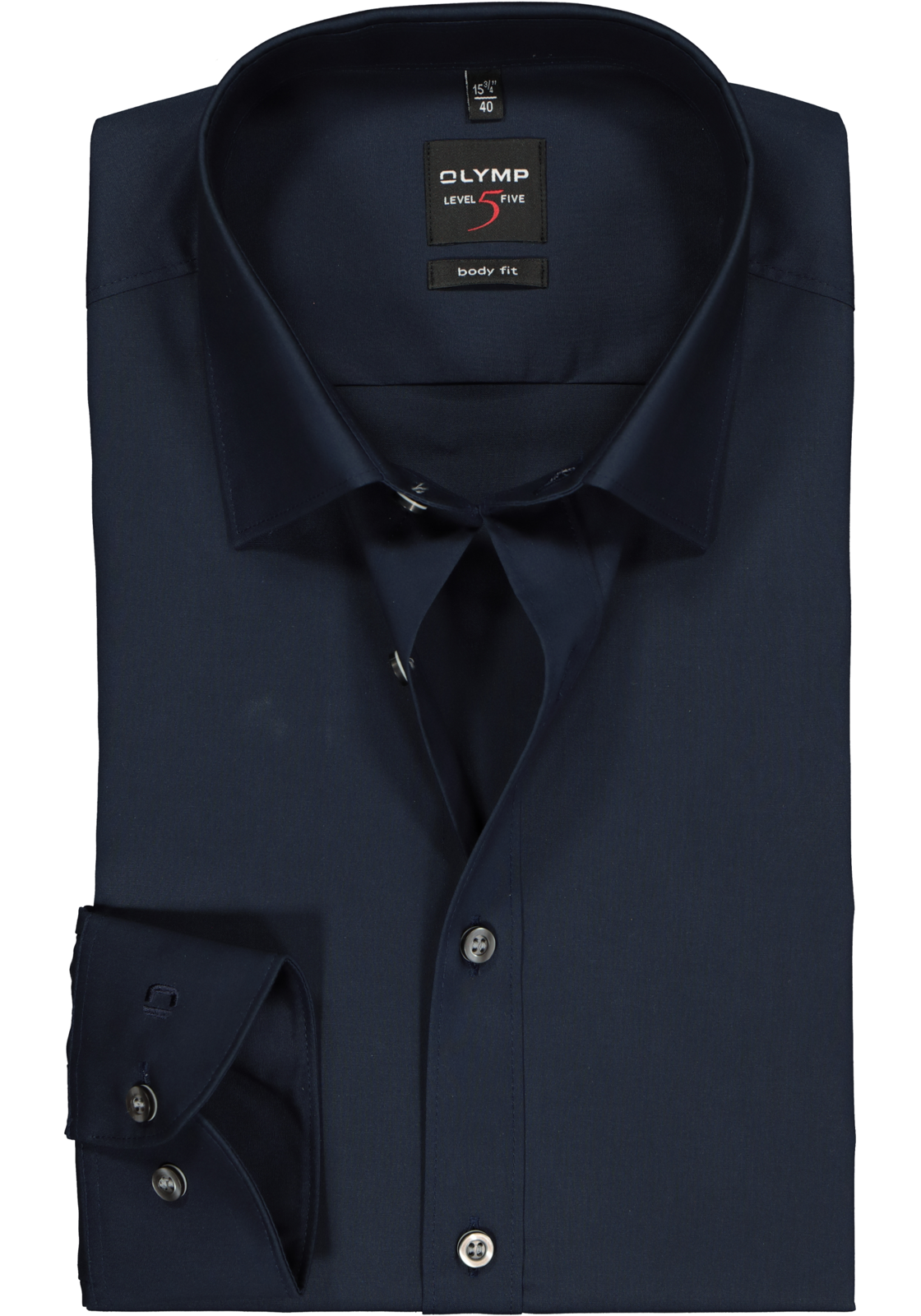 1-4046346357848_olymp-overhemd_HR OLYMP Level 5 body fit overhemd, nacht blauw