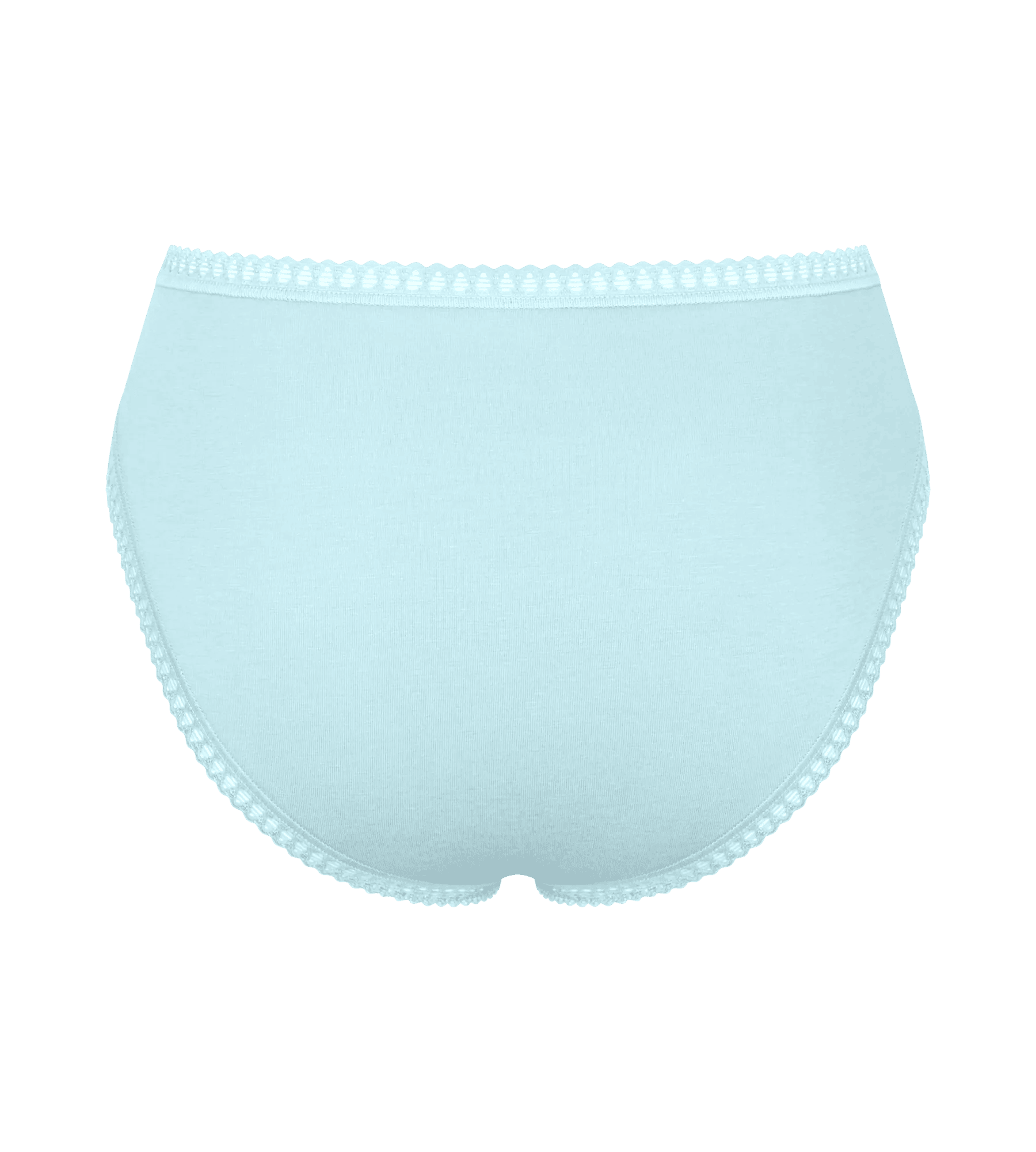 Sloggi Women GO Crush High leg (3-pack), dames slip, lichtblauw, kobaltblauw en blauw, wit en geel gestreept