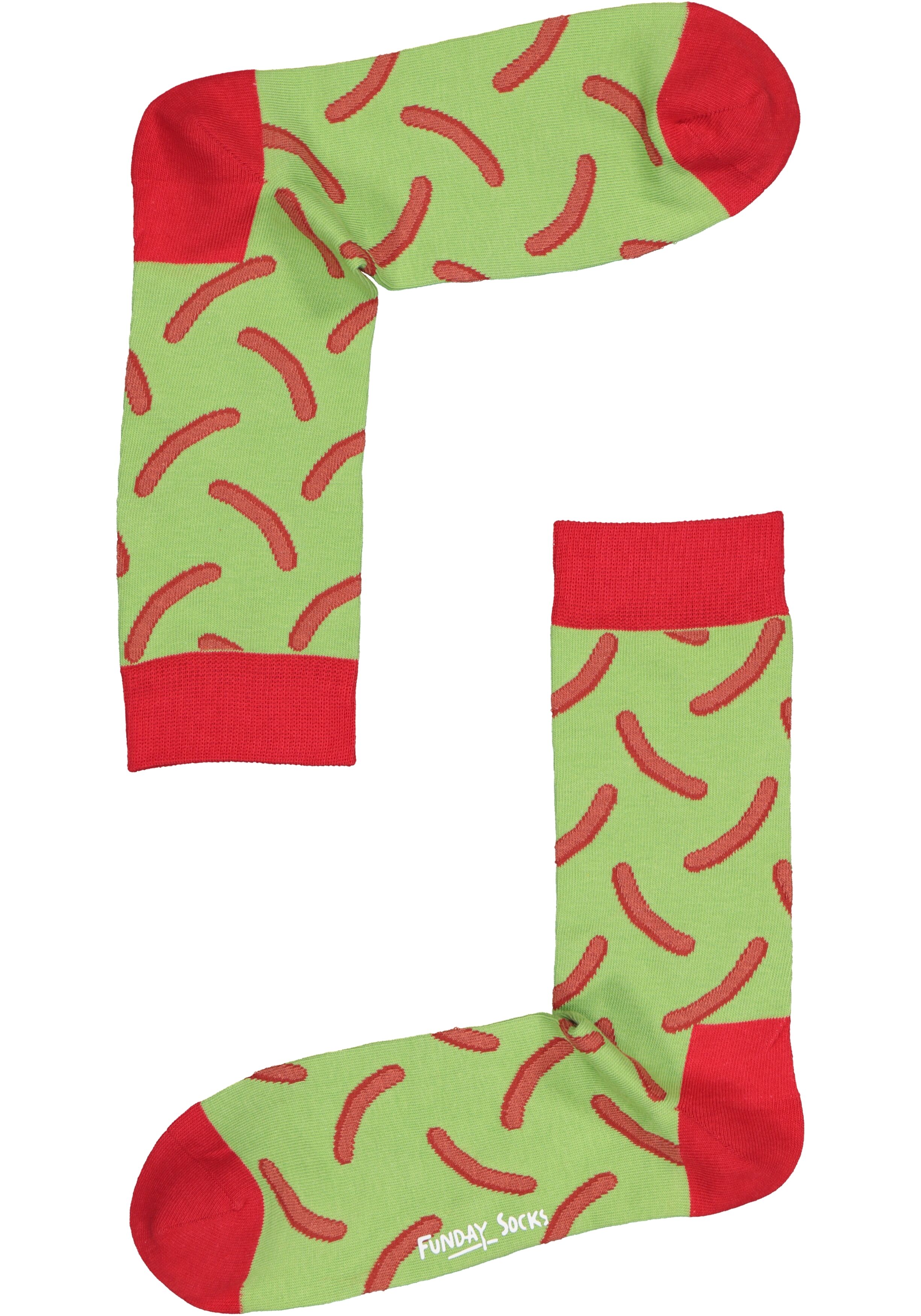 Funday Socks Giftset unisex sokken (4-pack), Beer and party food