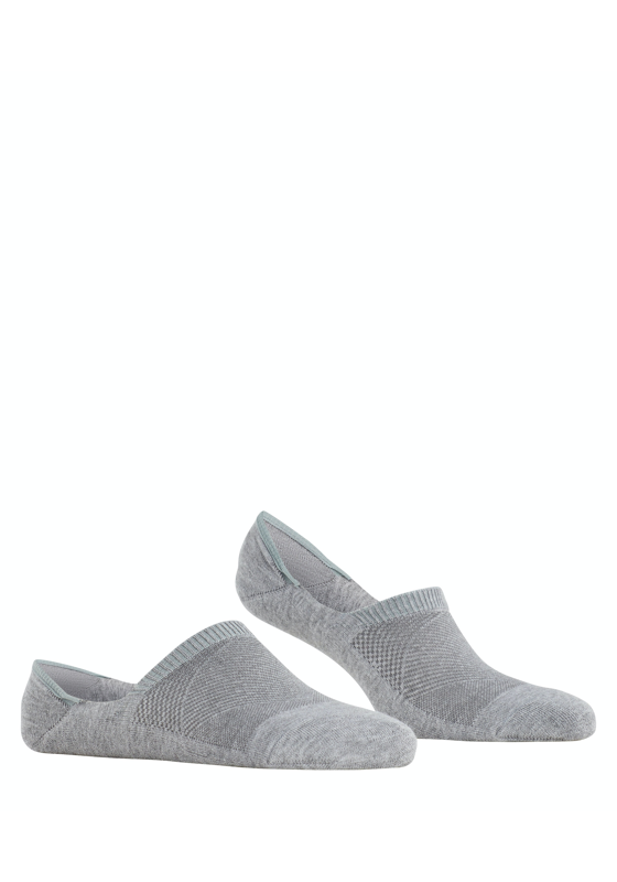 Burlington Athleisure dames invisible sokken, grijs (light grey mel.) Burlington Athleisure dames invisible sokken, grijs (light grey mel.)