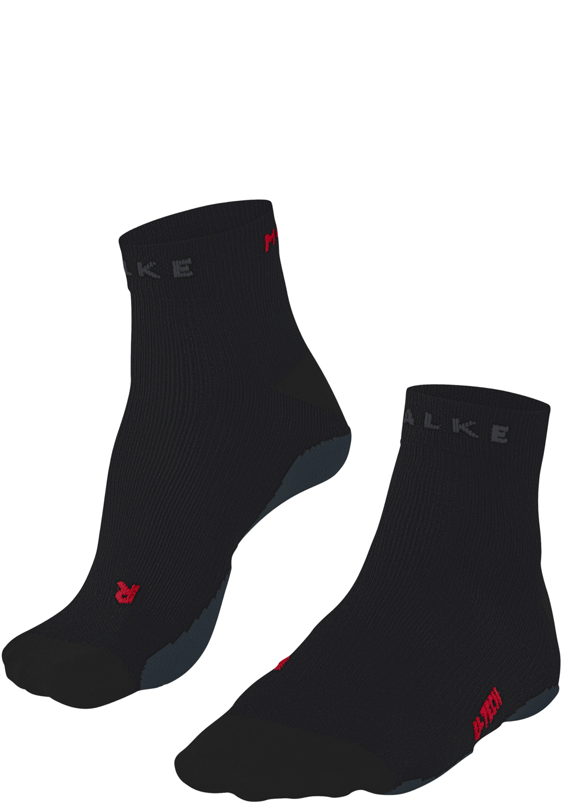 FALKE RU True Motion Short heren running sneakersokken, zwart (black) FALKE RU True Motion Short heren running sneakersokken, zwart (black)
