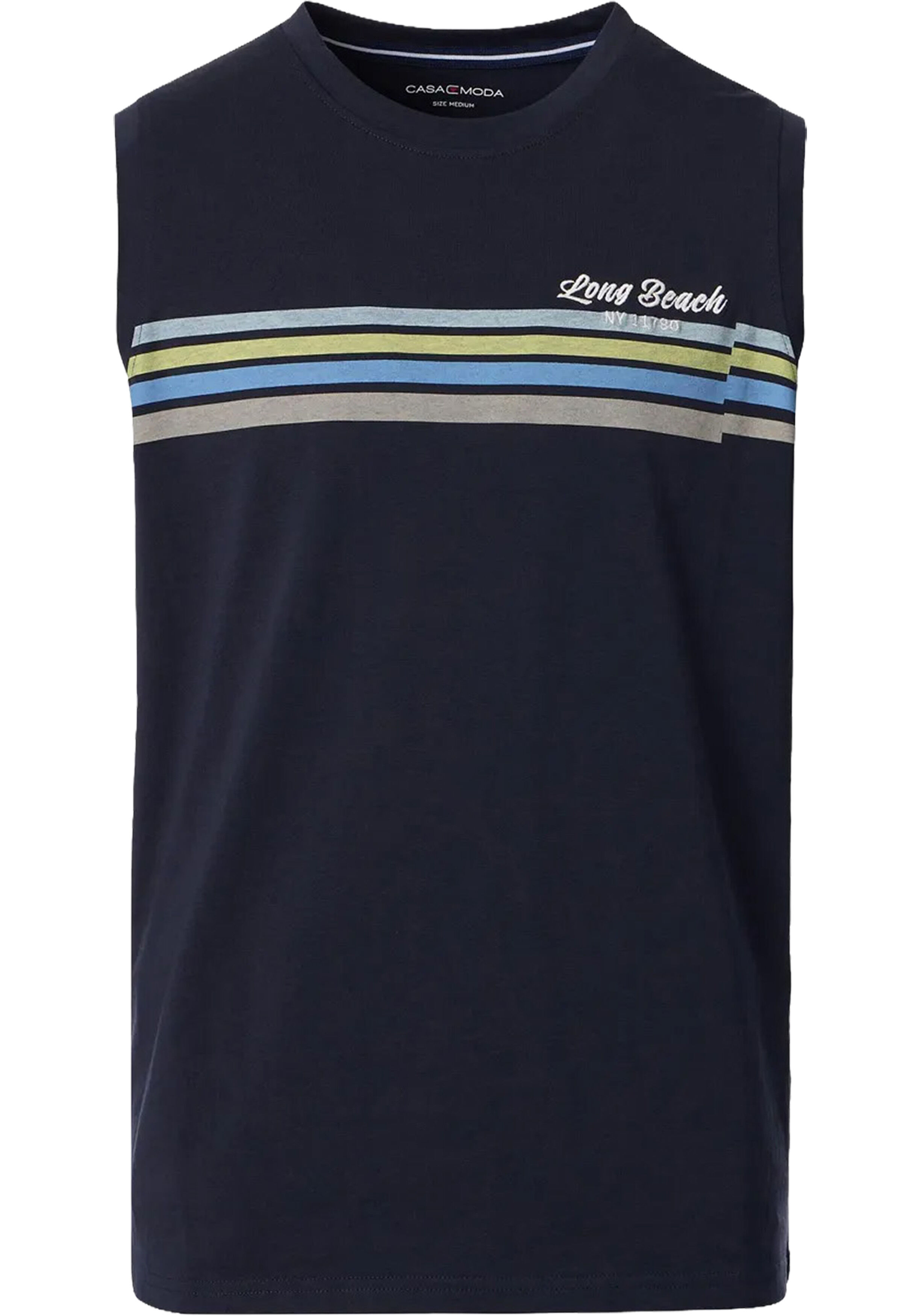 CASA MODA comfort fit heren T-shirt, blauw
