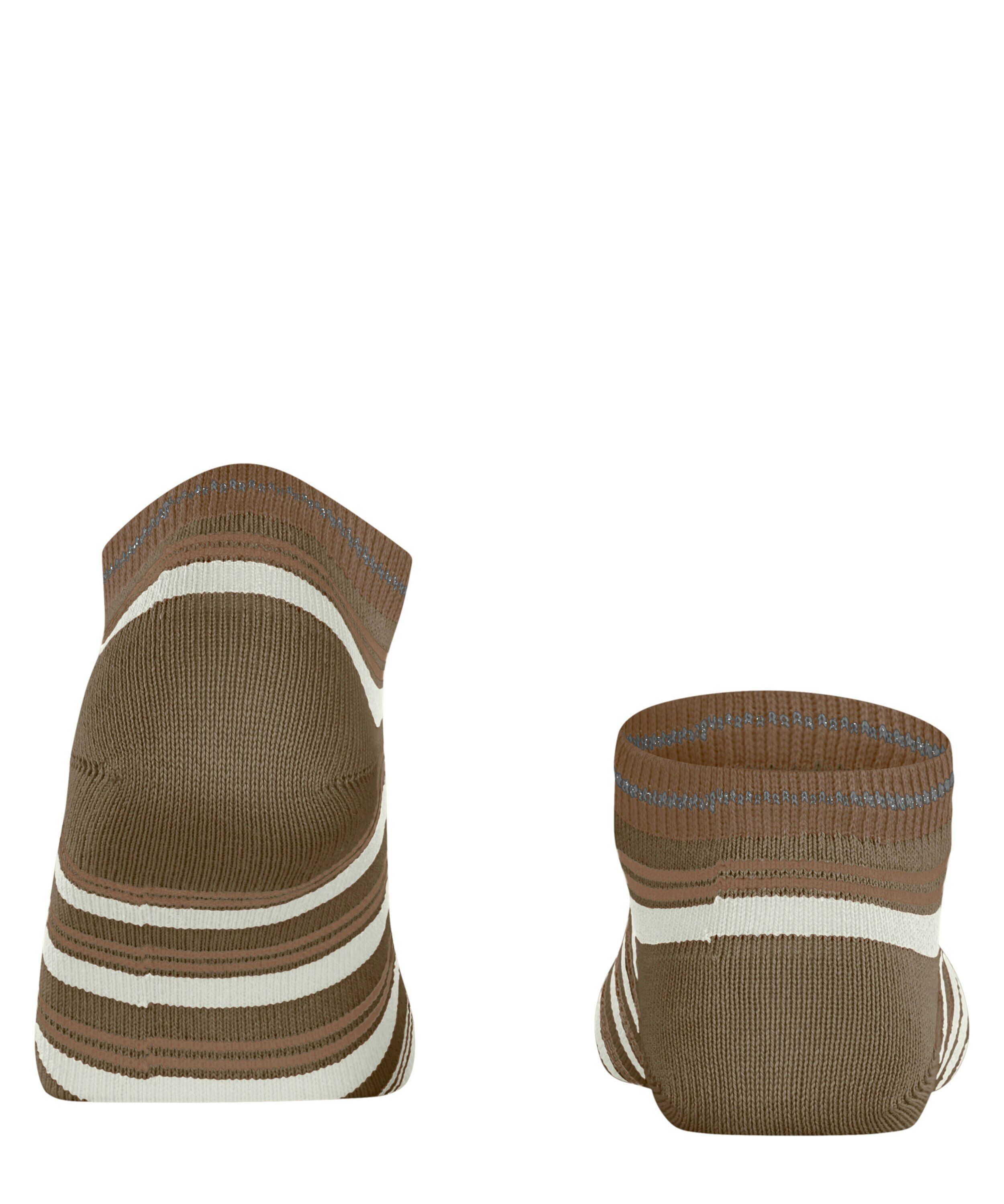 FALKE Smart Stripe dames sneakersokken, beige (nude)