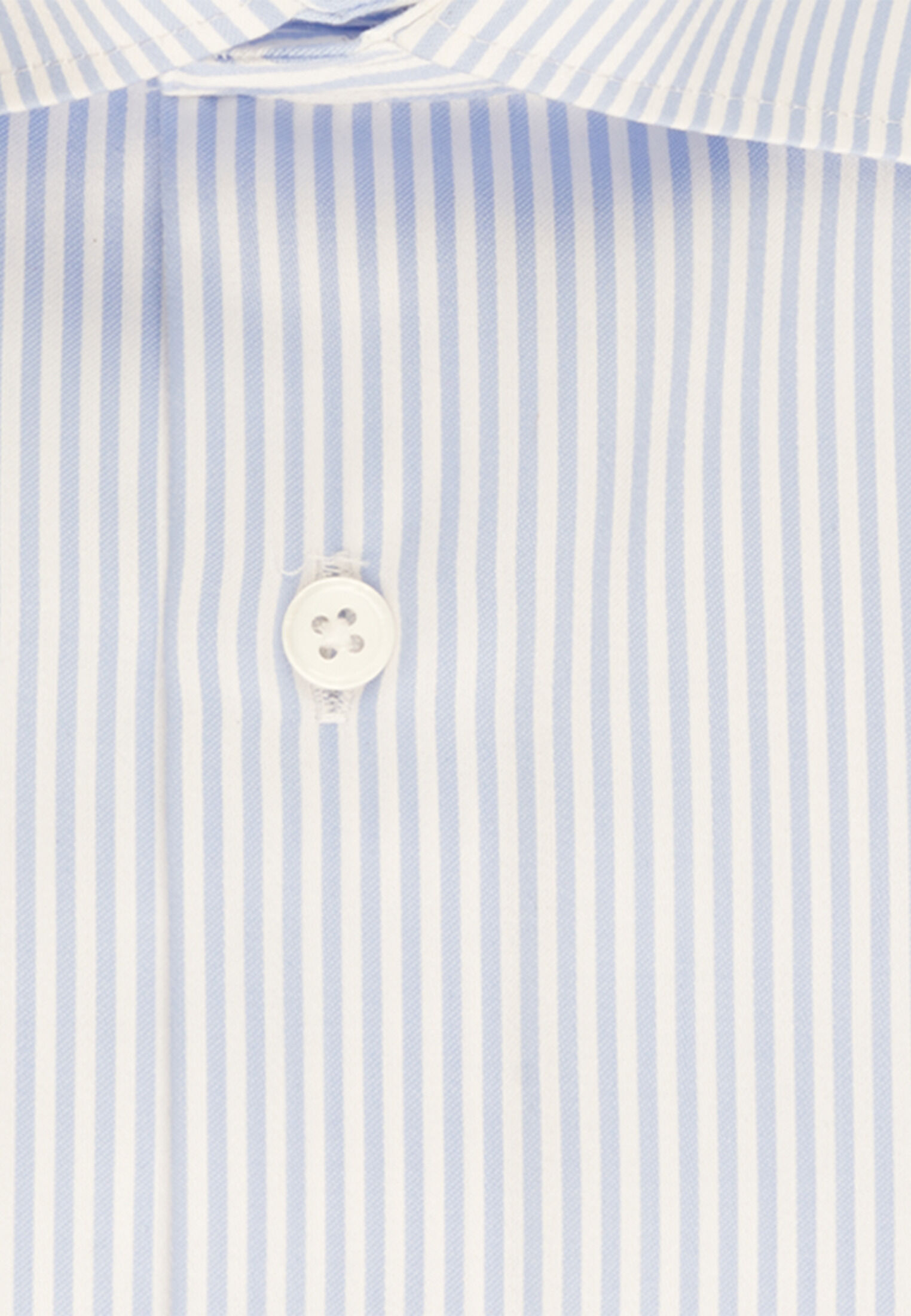 Seidensticker shaped fit overhemd, popeline, blauw gestreept