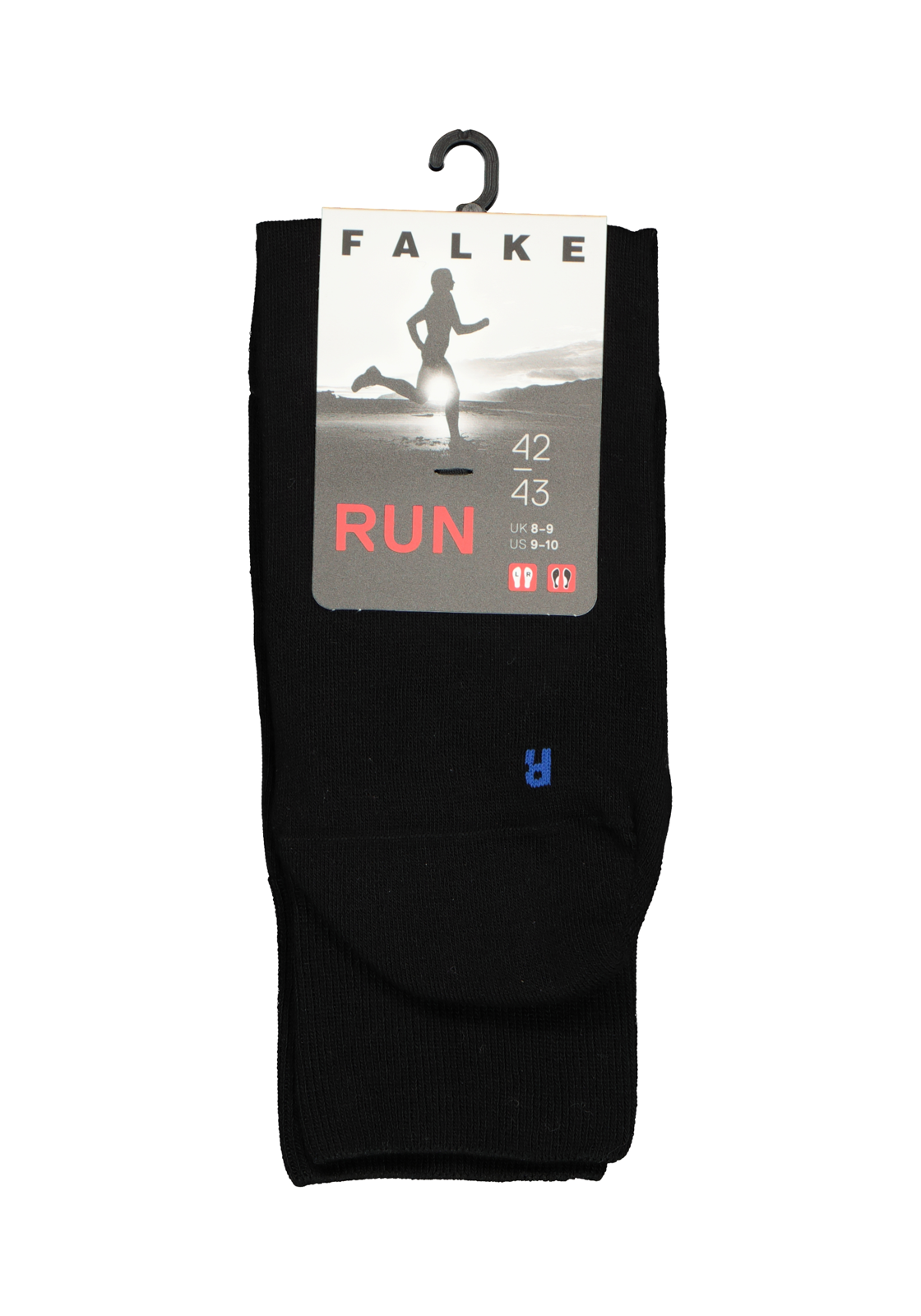3-4004757265367_sok_HR FALKE Run unisex sokken, zwart (black)