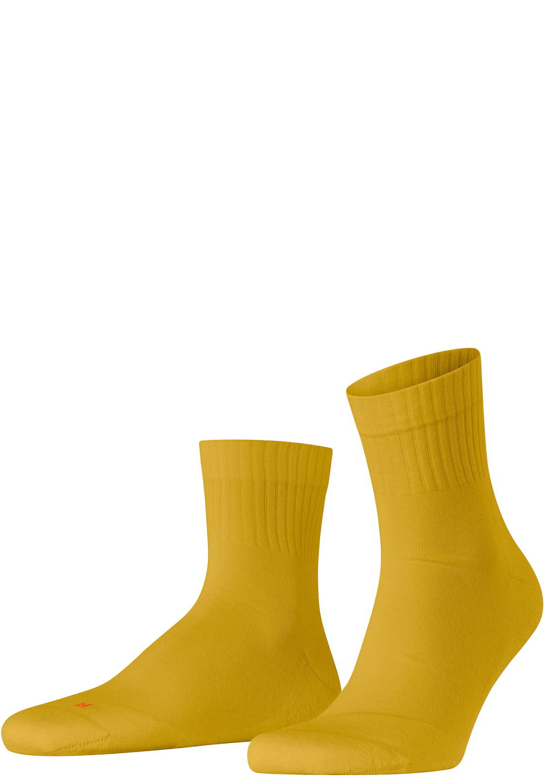FALKE Run Rib unisex sokken kort, geel (mimosa) FALKE Run Rib unisex sokken kort, geel (mimosa)