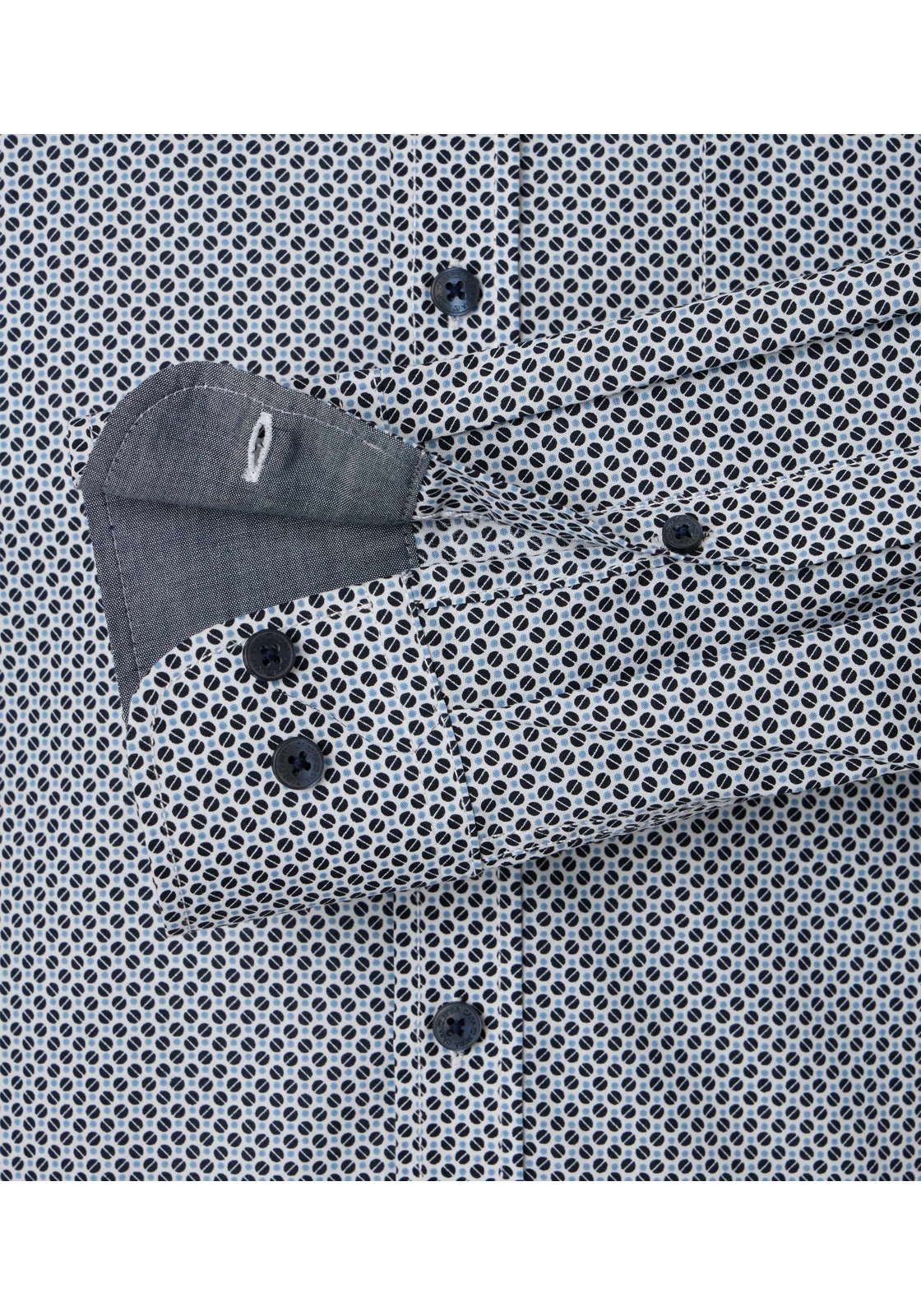 CASA MODA Sport comfort fit overhemd, popeline, blauw dessin CASA MODA Sport comfort fit overhemd, popeline, blauw dessin