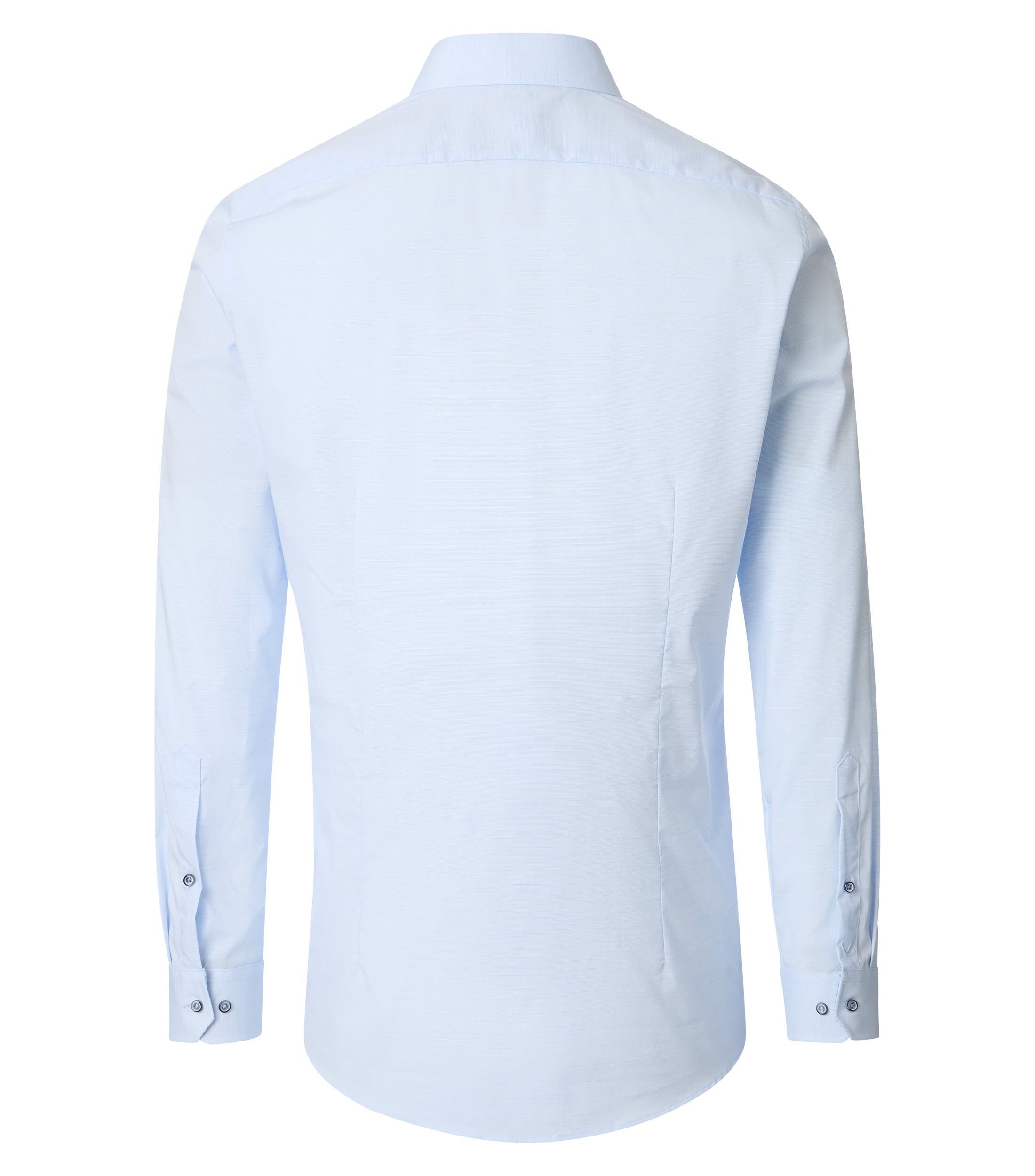 VENTI body fit overhemd, popeline, lichtblauw