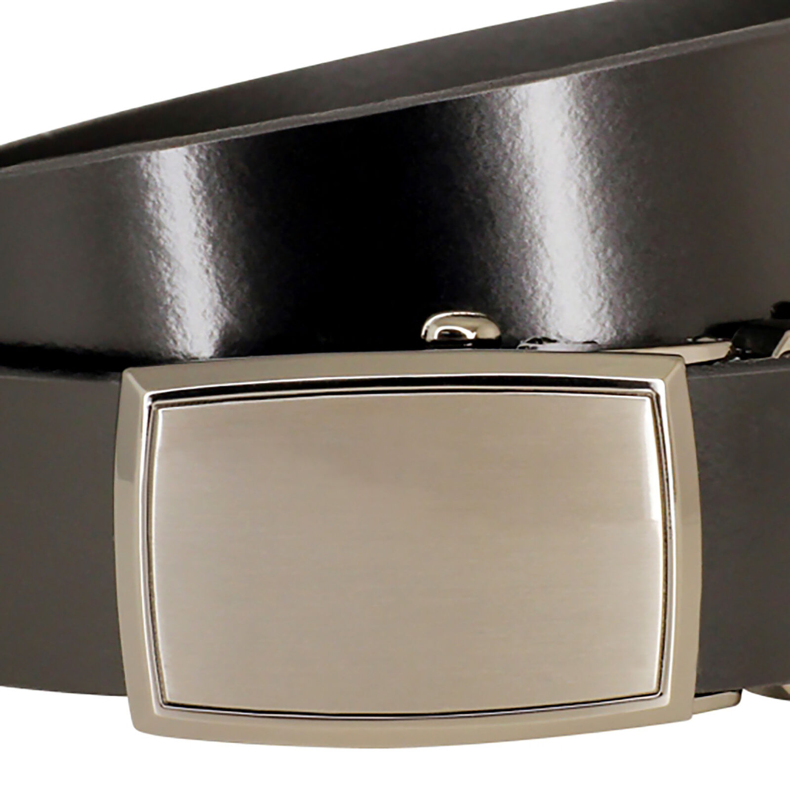 LINDENMANN leren heren riem, zwart