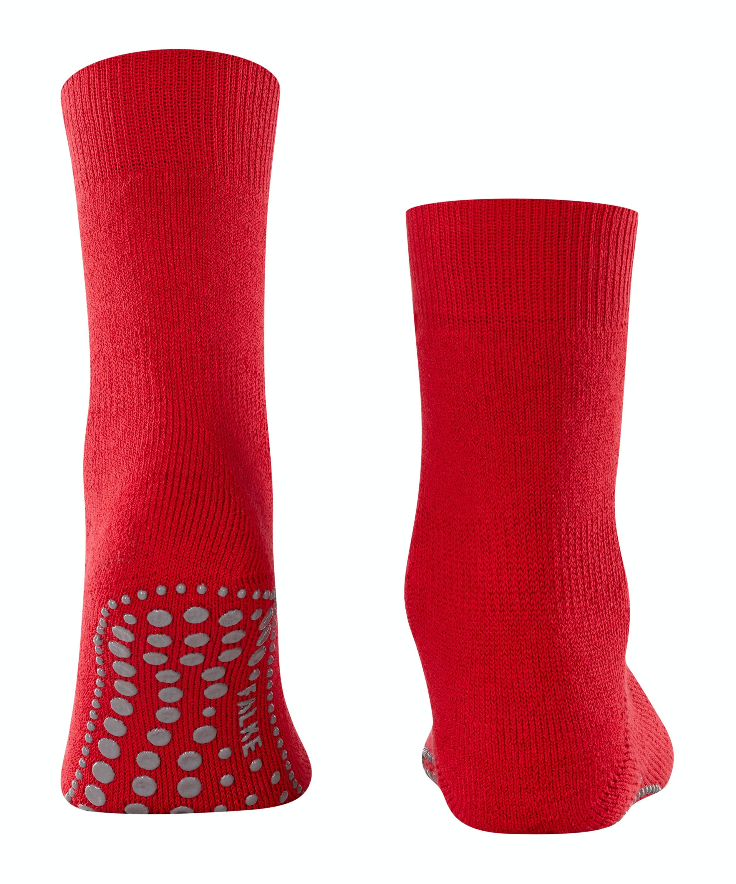 FALKE Homepads unisex huissokken, rood (scarlet)