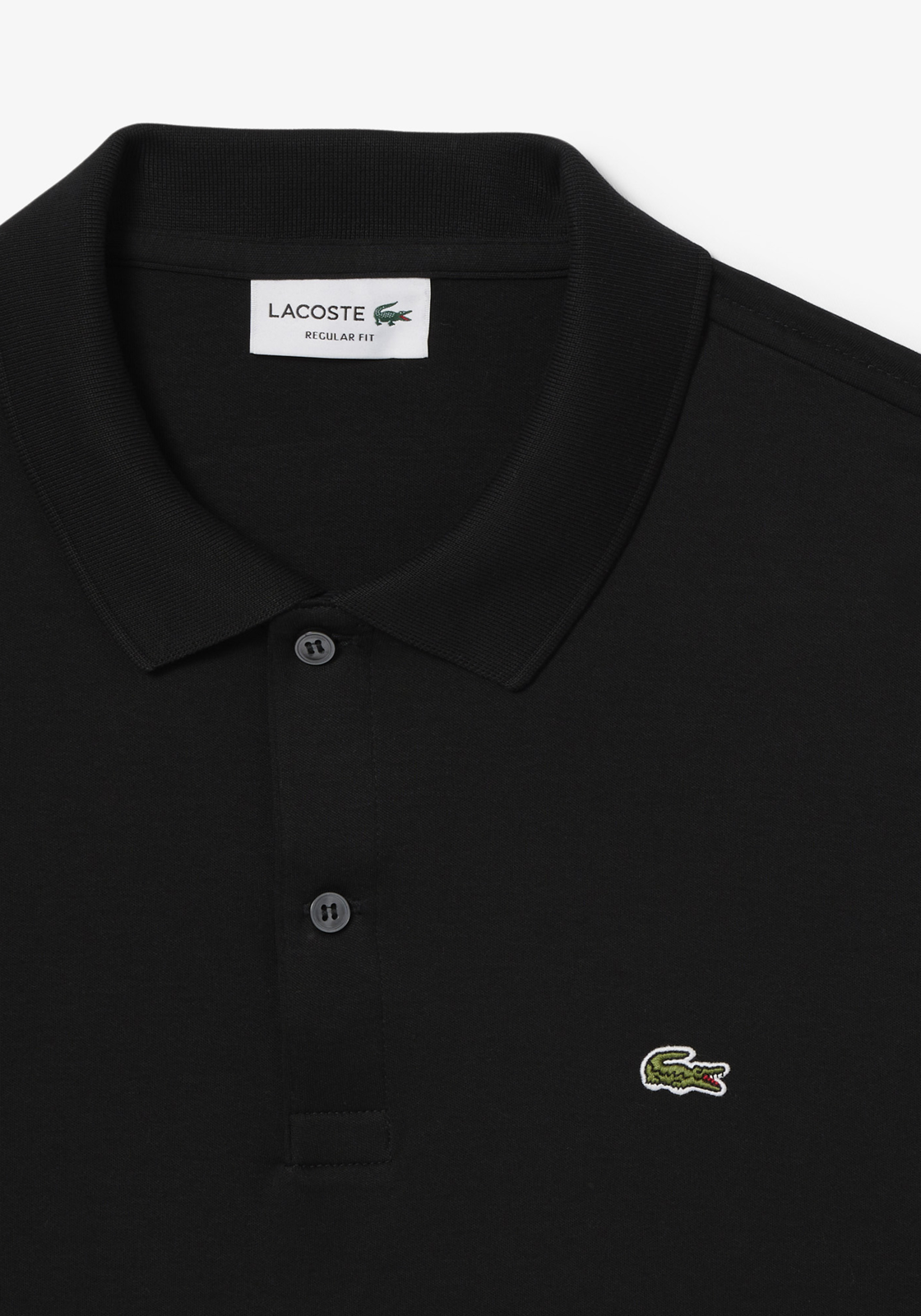 Lacoste Ultra Soft Polo Regular Fit, zwart Lacoste Ultra Soft Polo Regular Fit, zwart
