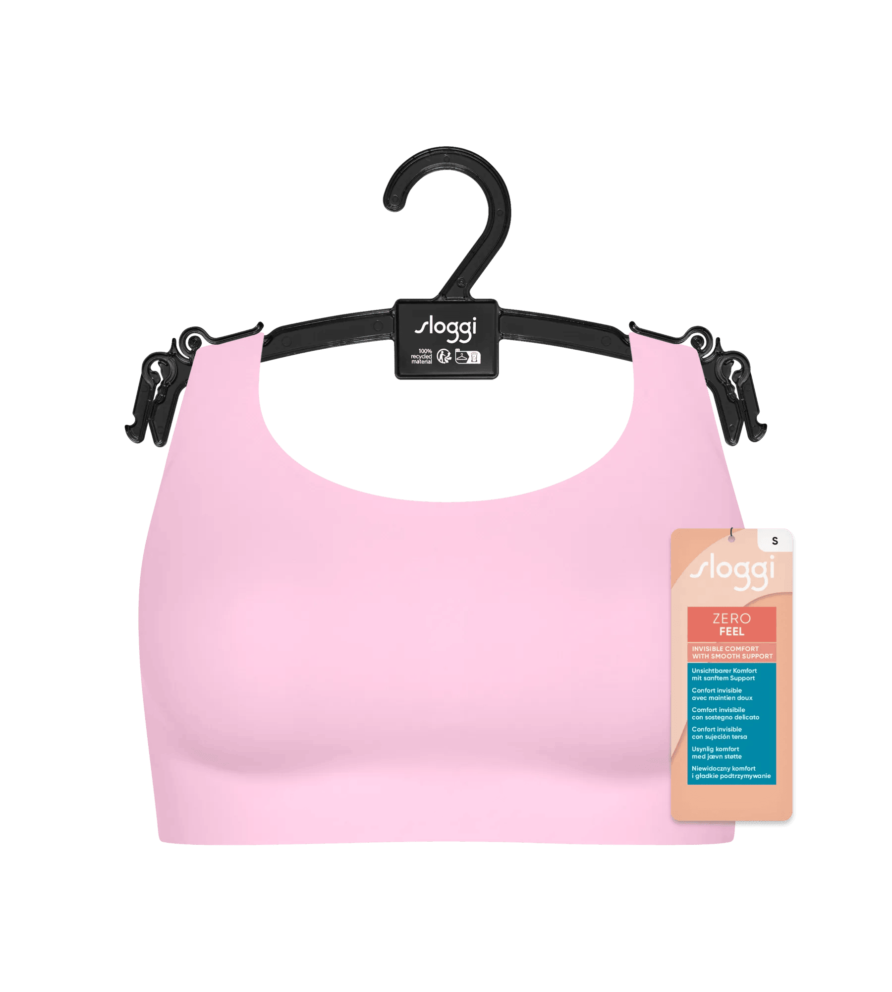 Sloggi Women ZERO Feel 2.0 Top, bralette, suikerspin roze