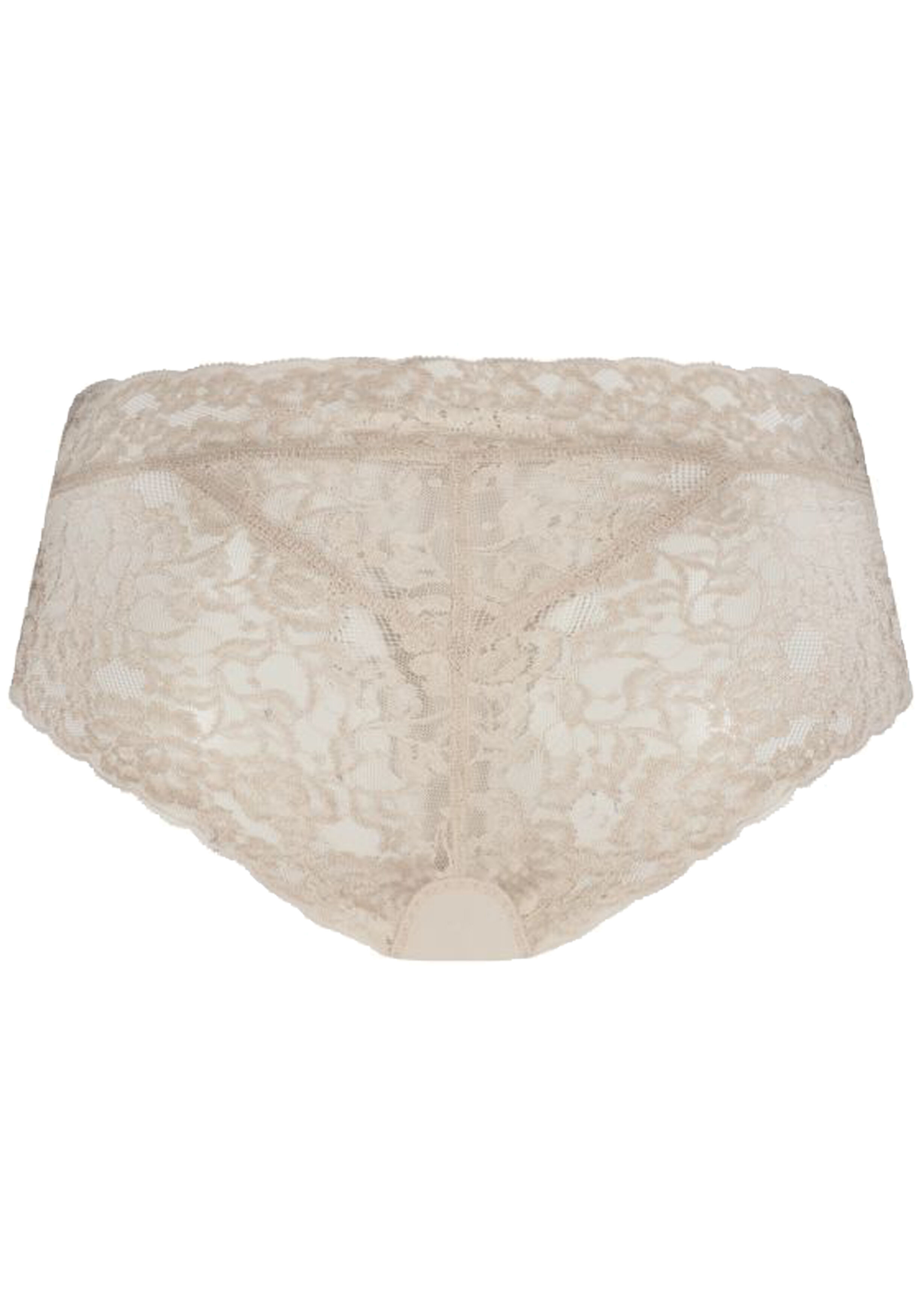 TEN CATE Secrets Lace women hipster met kant (1-pack), dames slip lage taille, amandelkleurig