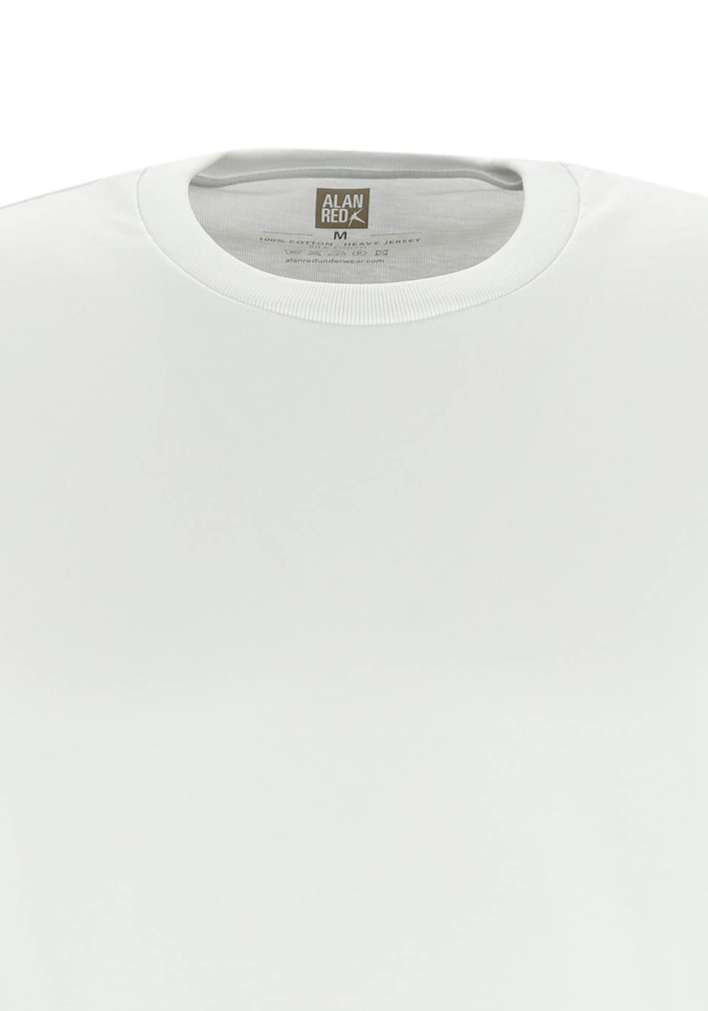 ALAN RED T-shirts Venice (1-pack), O-hals, wit