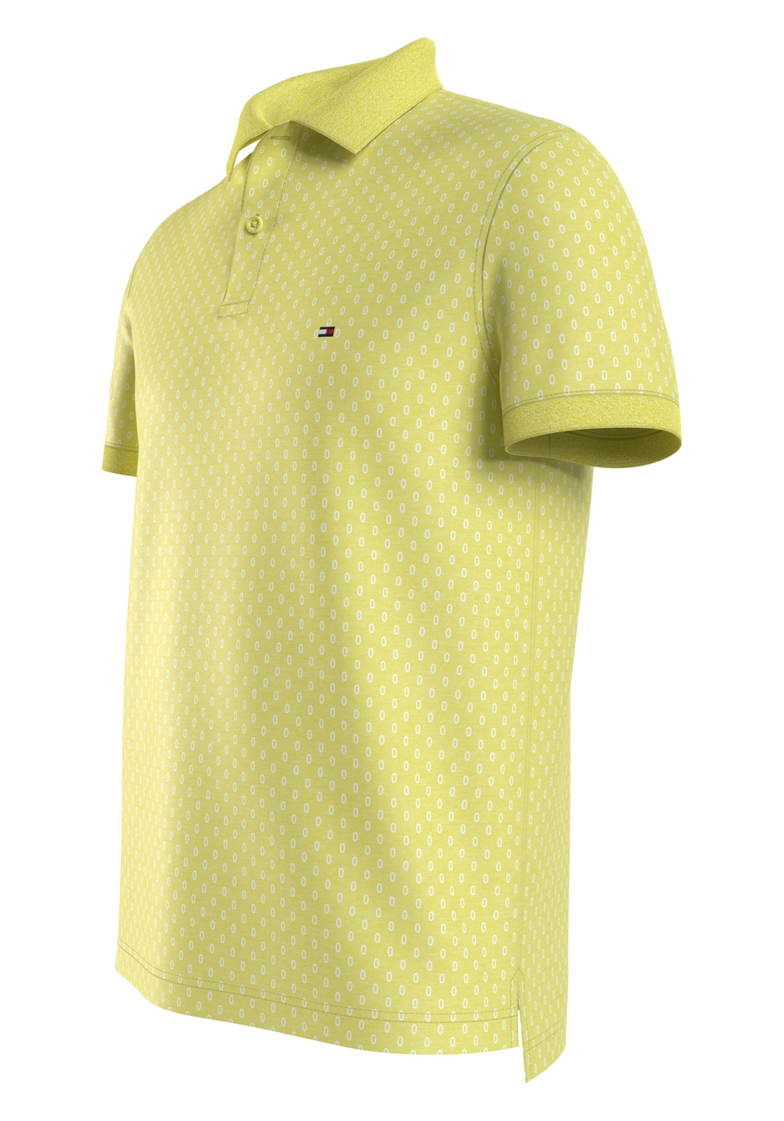 image_4_MW0MW34781ZIN_D_C4101wid2000amphei2000ampop_usm1710 Tommy Hilfiger Micro Print Slim Polo, heren poloshirt, lichgeel