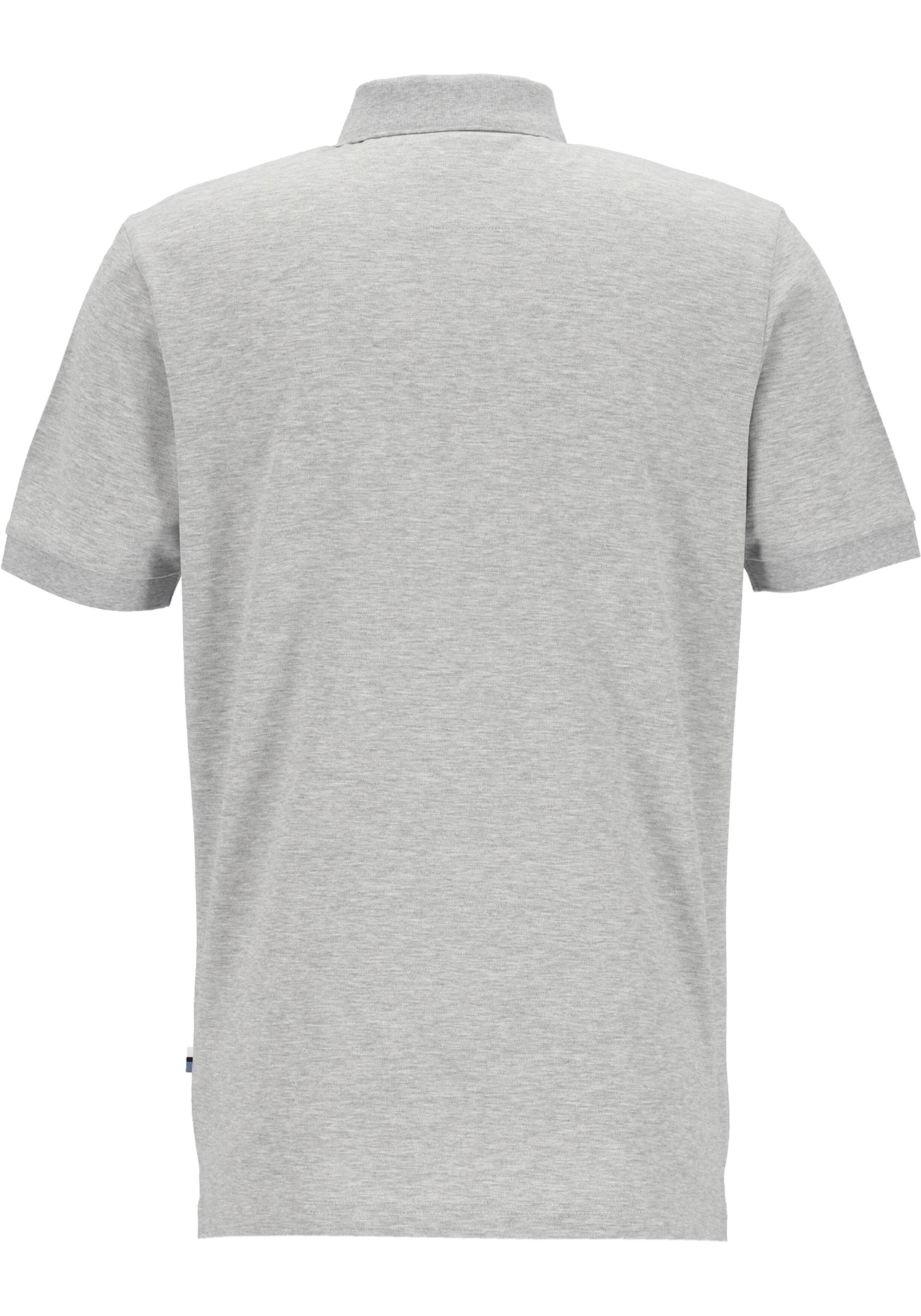 OLYMP Polo Casual, modern fit polo, lichtgrijs