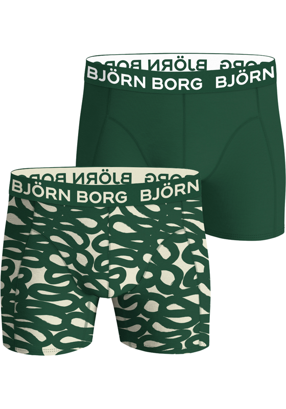 Bjorn Borg Cotton Stretch boxers, heren boxers normale lengte (2-pack), multicolor Bjorn Borg Cotton Stretch boxers, heren boxers normale lengte (2-pack), multicolor