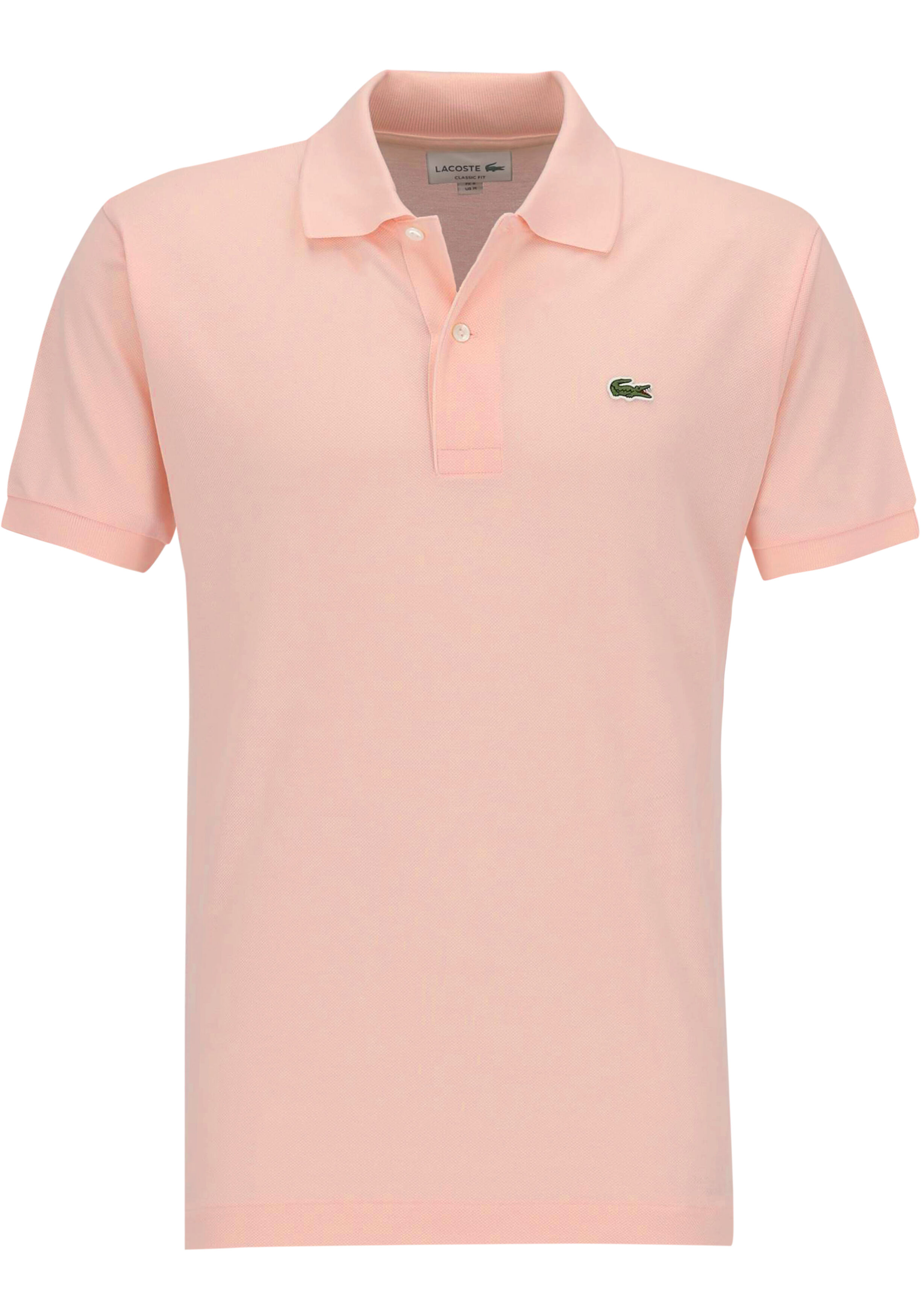 Lacoste Classic Fit polo, Miami pastelroze