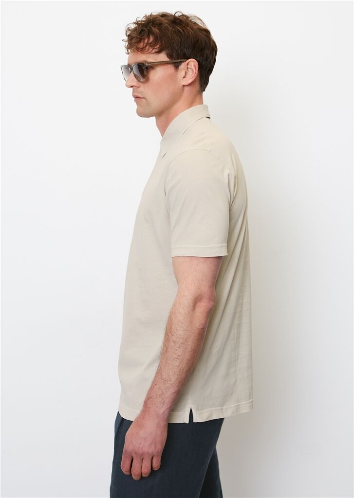 Marc O'Polo regular fit polo, heren poloshirt korte mouw, grijs