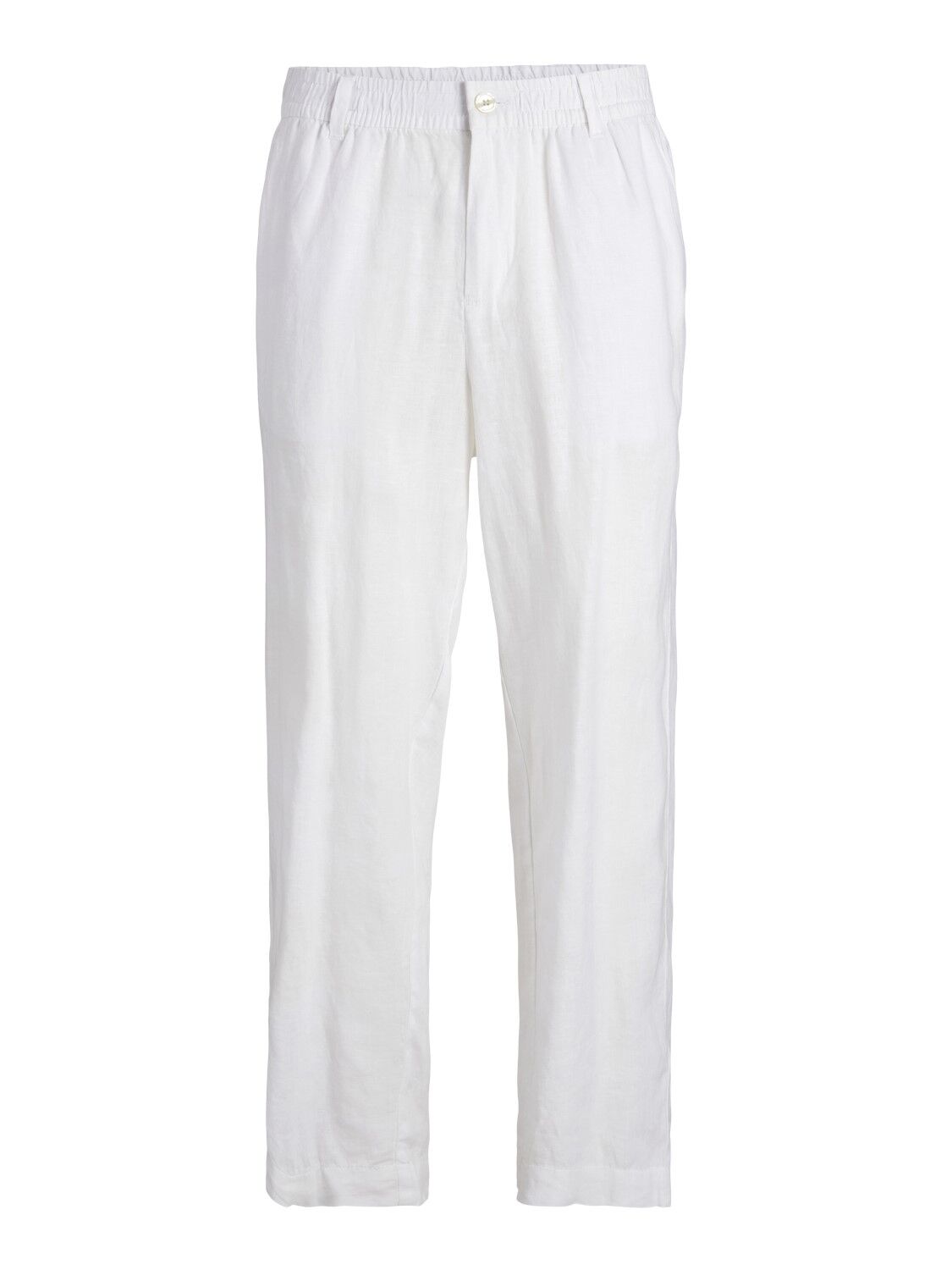 JACK & JONES Karl Lawrence Linen Chino loose fit, heren chino, wit