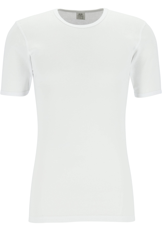Ceceba heren T-shirt fijnrib regular fit (1-pack), O-hals, wit Ceceba heren T-shirt fijnrib regular fit (1-pack), O-hals, wit