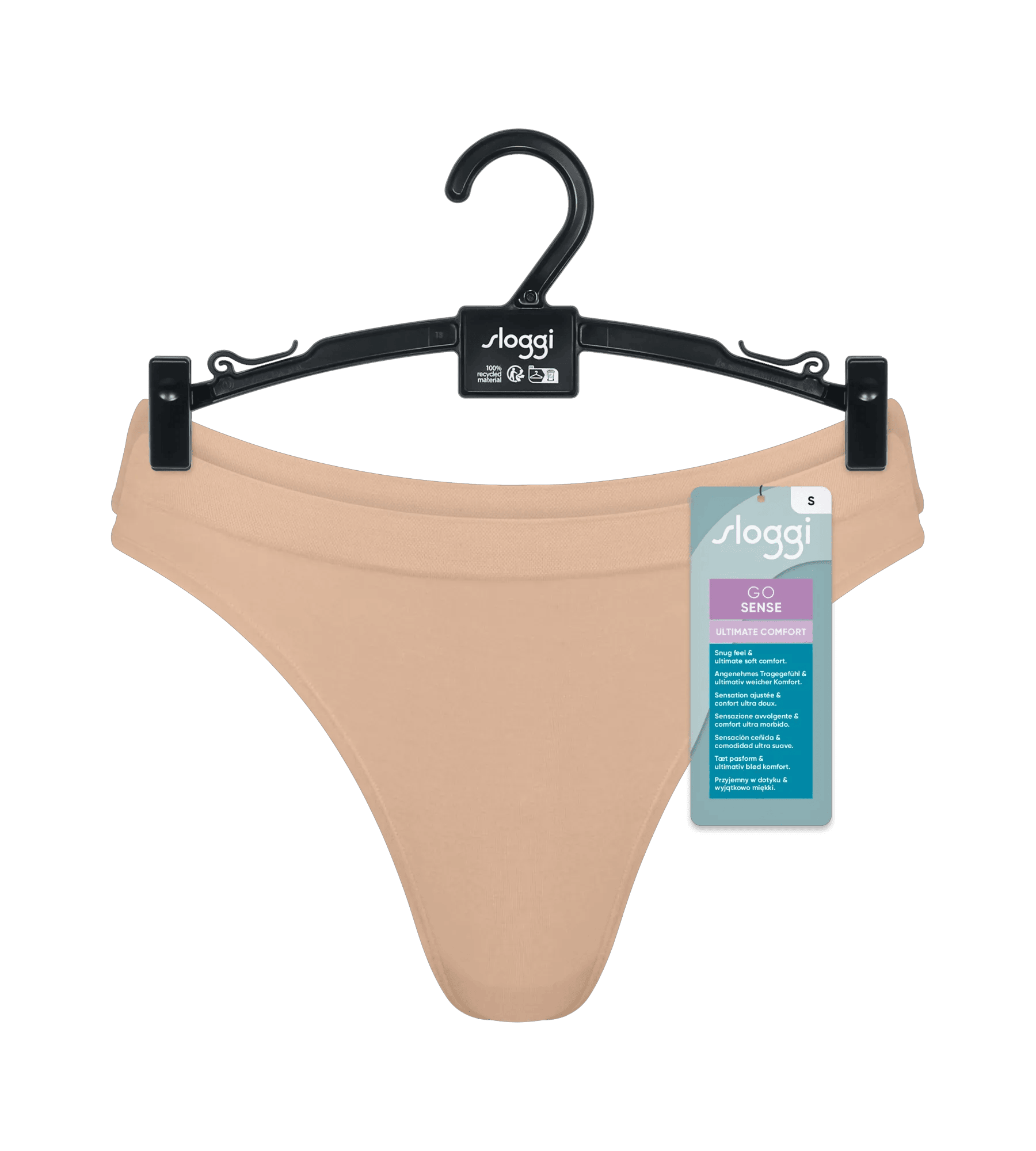 Sloggi Women GO Sense High leg (2-pack), dames slip, beige