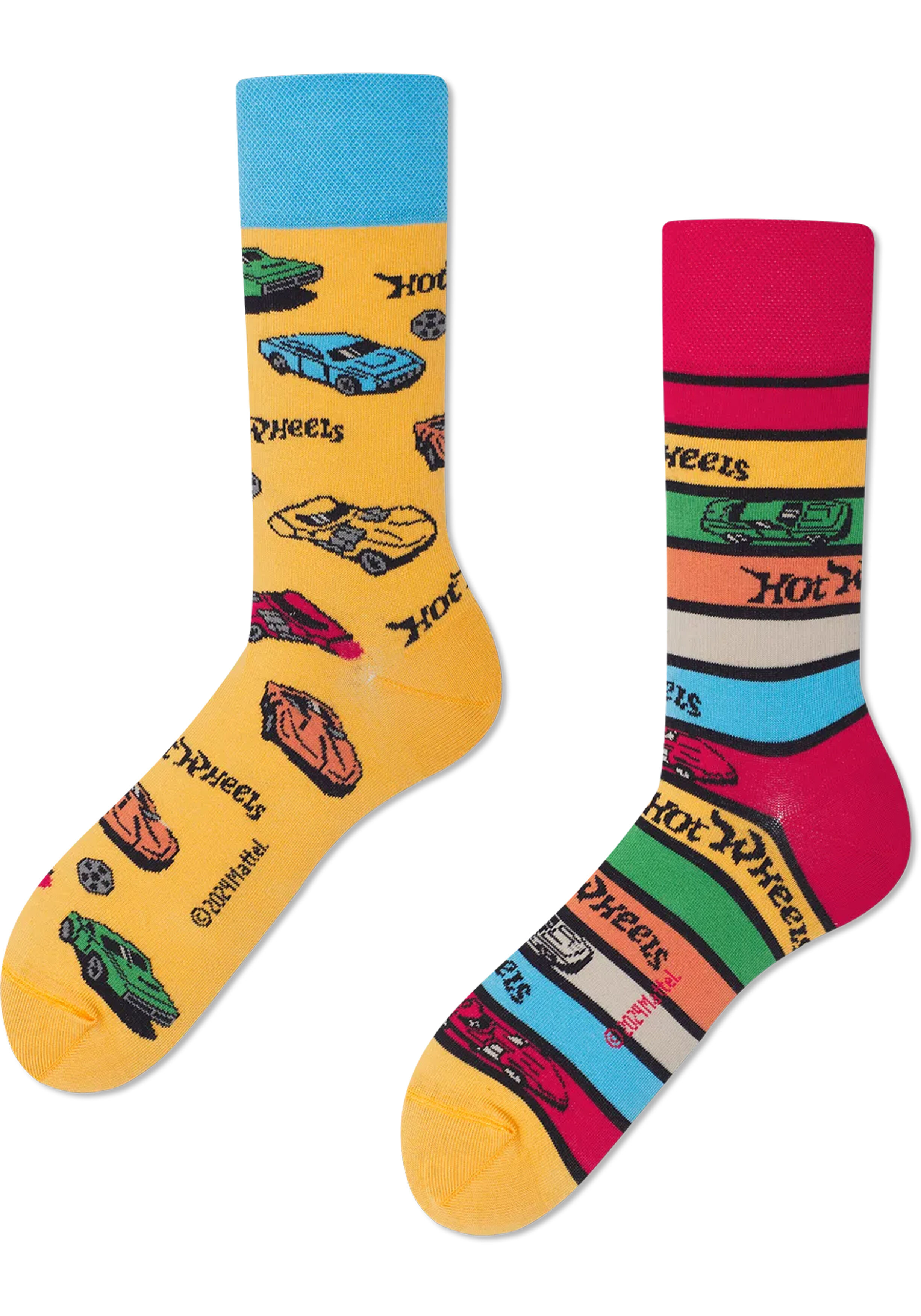 Many Mornings unisex sokken, Hot Wheels