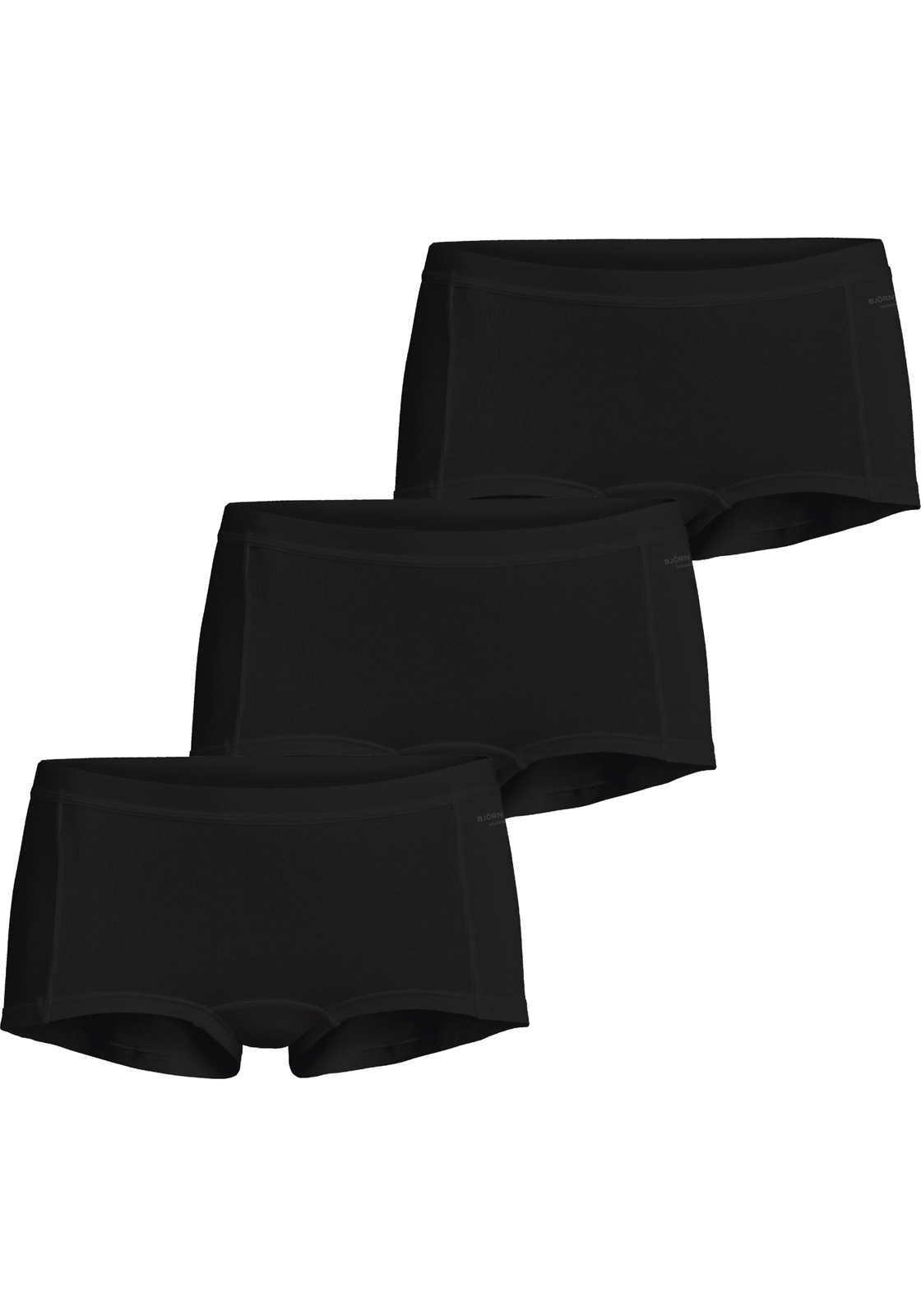 Bjorn Borg dames Core minishorts, boxers korte pijpen (3-pack), zwart Bjorn Borg dames Core minishorts, boxers korte pijpen (3-pack), zwart