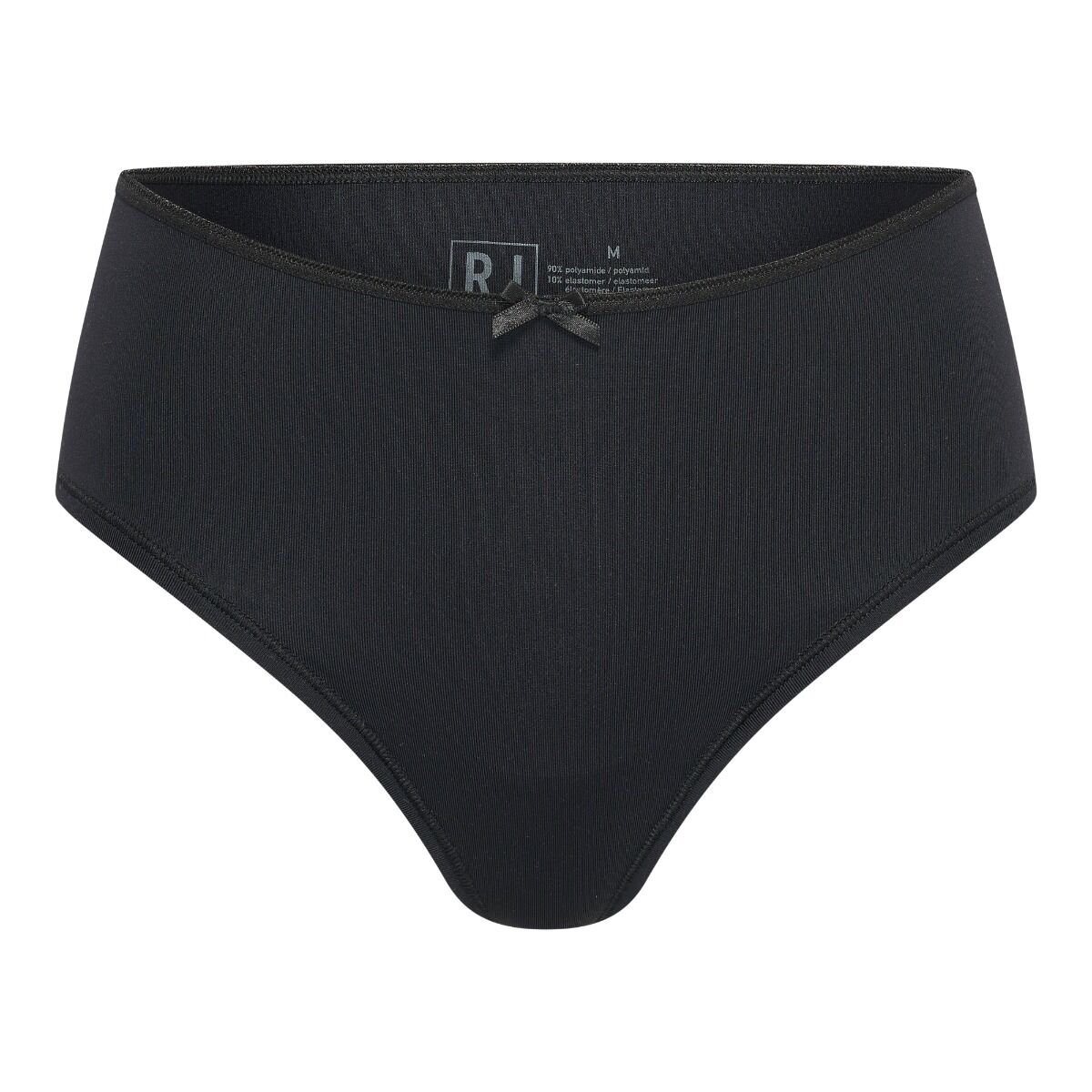 RJ Bodywear RJ dames Pure Color dames maxi string (1-pack), zwart