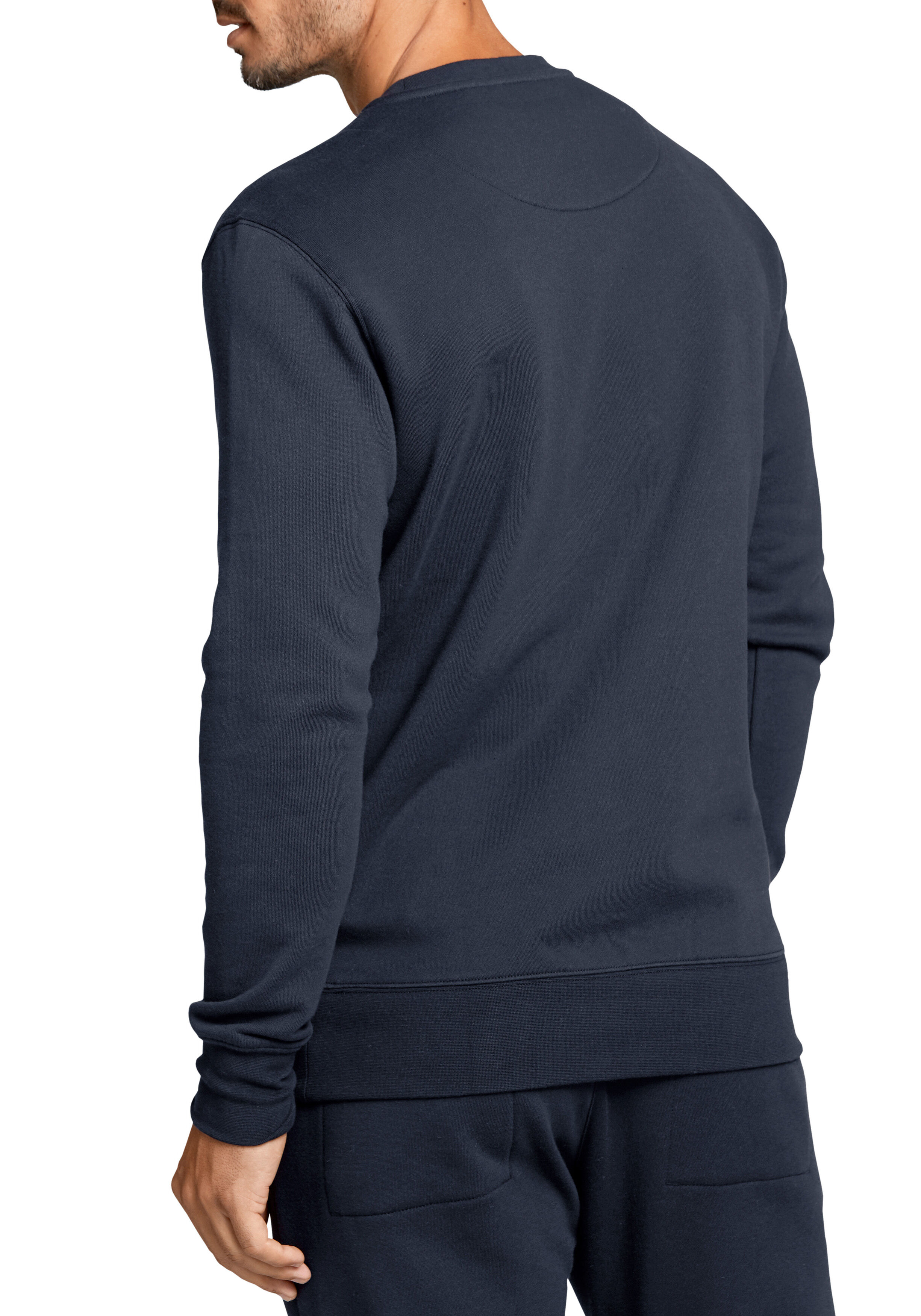Bjorn Borg crew neck sweater, heren sweatshirt dik, blauw