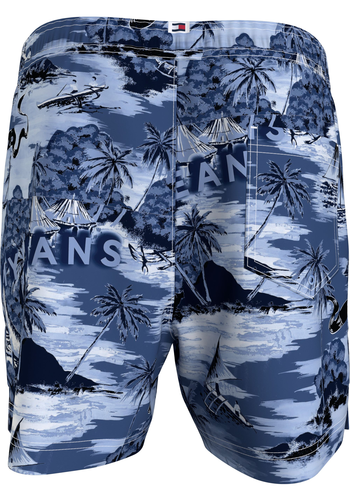 image_3_UM0UM031500YK_B_C4107wid2000amphei2000ampop_usm1710 Tommy Hilfiger Medium Drawstring swimshort, heren zwembroek, blauw dessin