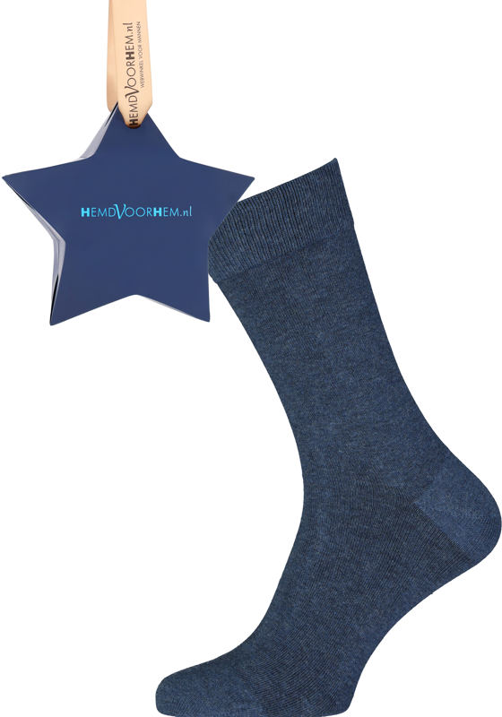 Cadeau VENT herensokken katoen (2-pack), jeansblauw in cadeauverpakking Cadeau VENT herensokken katoen (2-pack), jeansblauw in cadeauverpakking