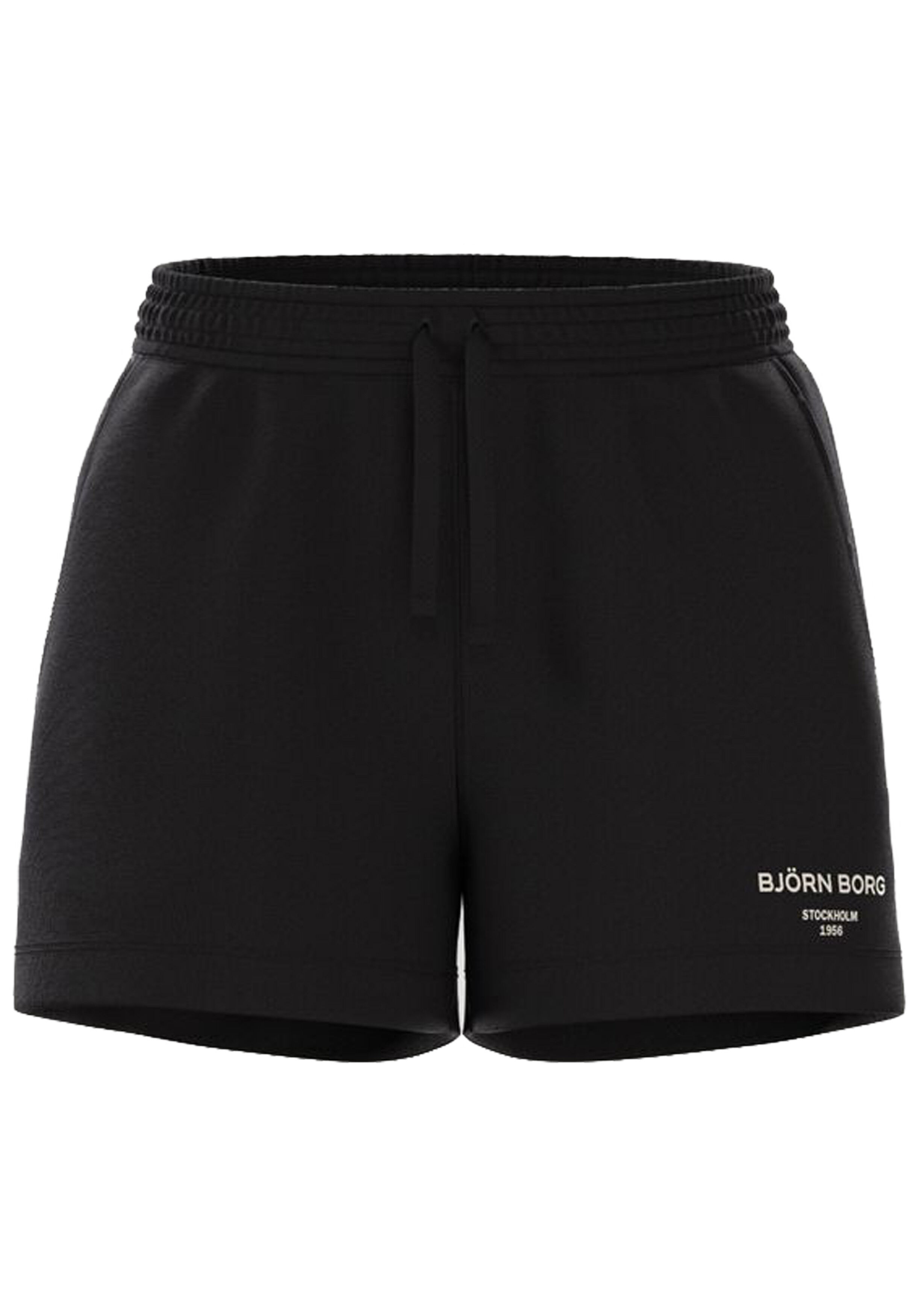 Bjorn Borg dames Essential 1 Sweatshorts, korte joggingbroek, zwart
