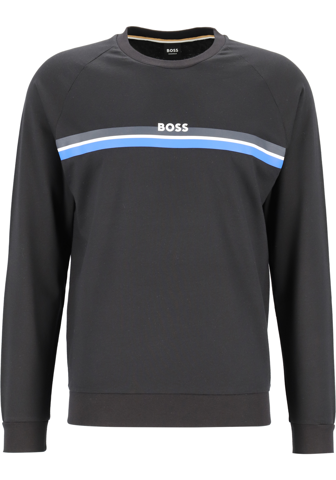 02-4063541029707-BOSS-BOSS_LW_zwart_shirt_50515163001_4fotos_HR BOSS Long Set, heren lounge set, zwart