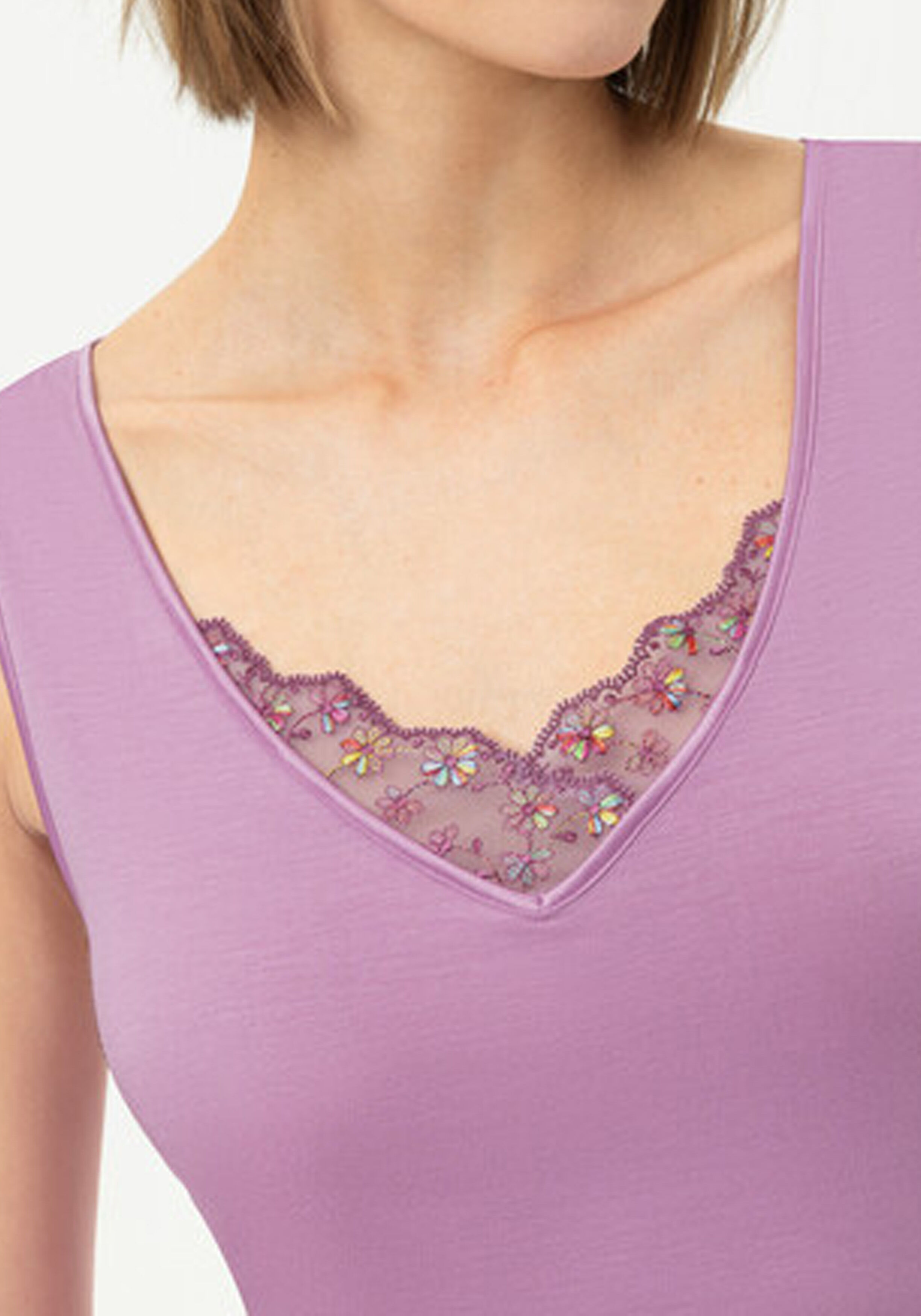 Mey dames top Delightful Bodywear, hemdje, lila