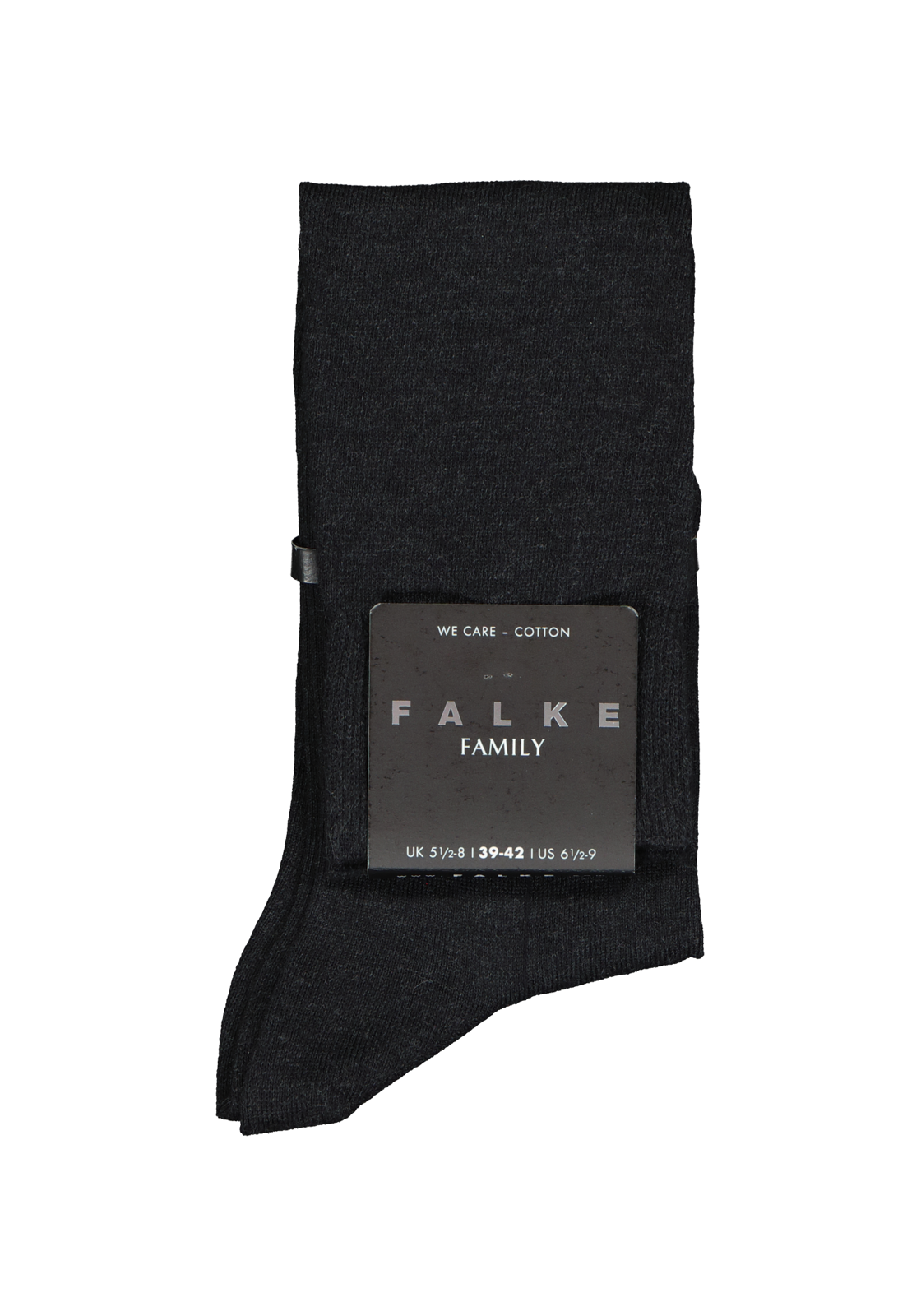 3-4031309170893_falke_sokken_HR FALKE Family heren kniekousen, antraciet grijs (anthracite melange)