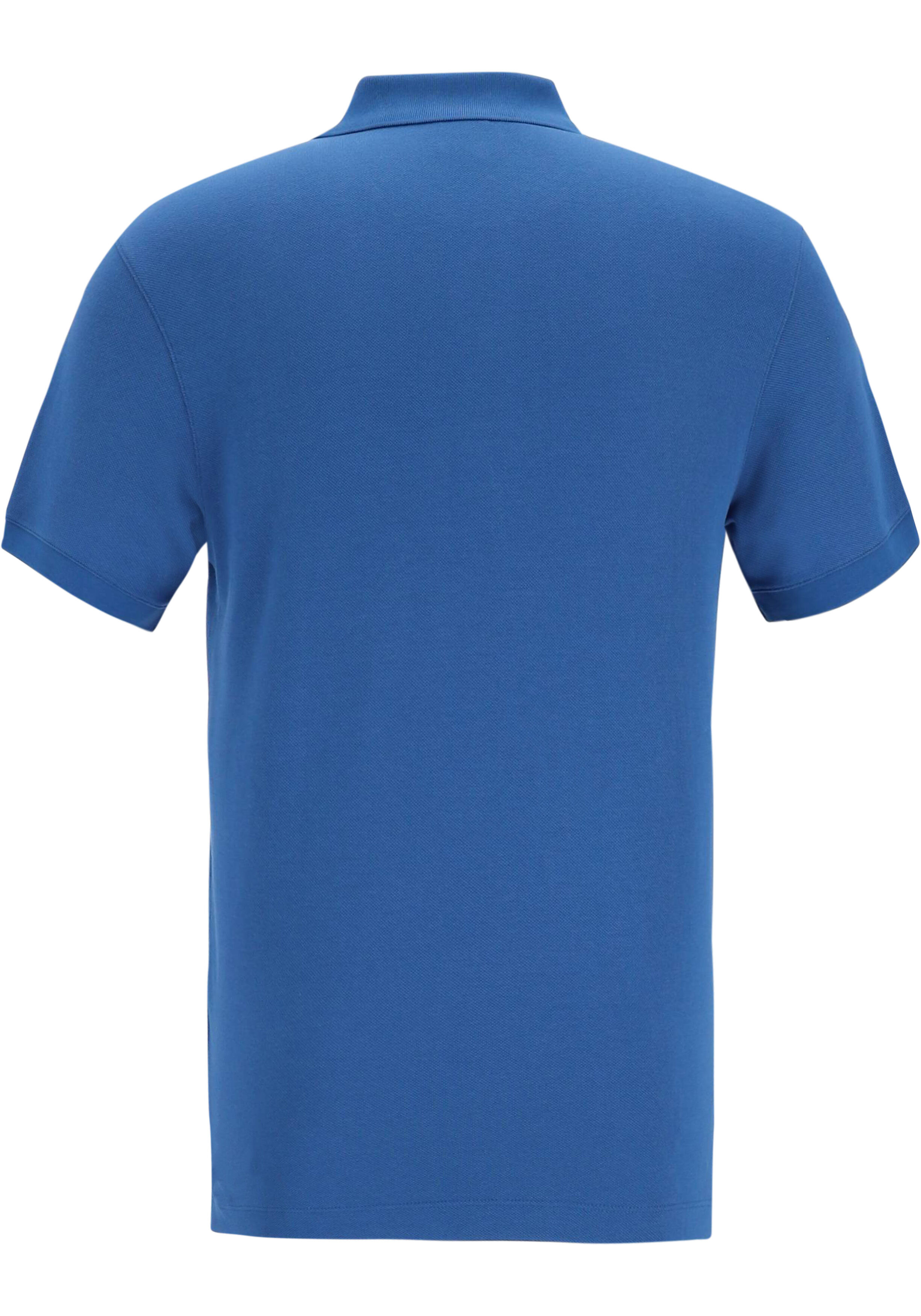 BOSS Pallas regular fit polo, pique, middenblauw