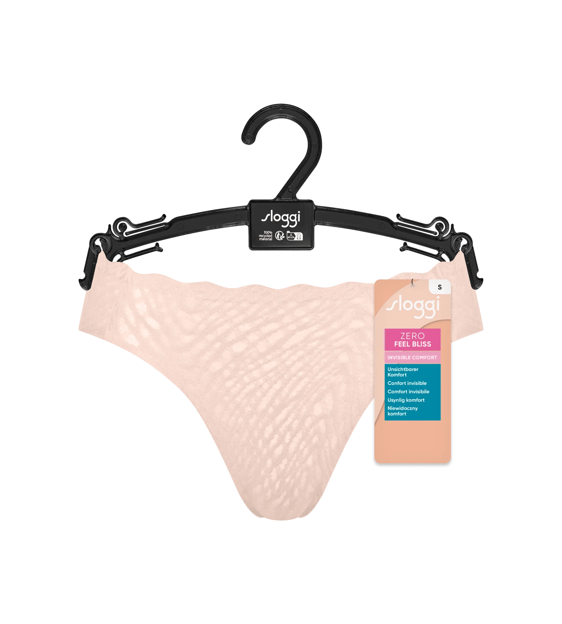 Sloggi Women ZERO Feel Bliss High leg (1-pack), dames slip, heel lichtroze