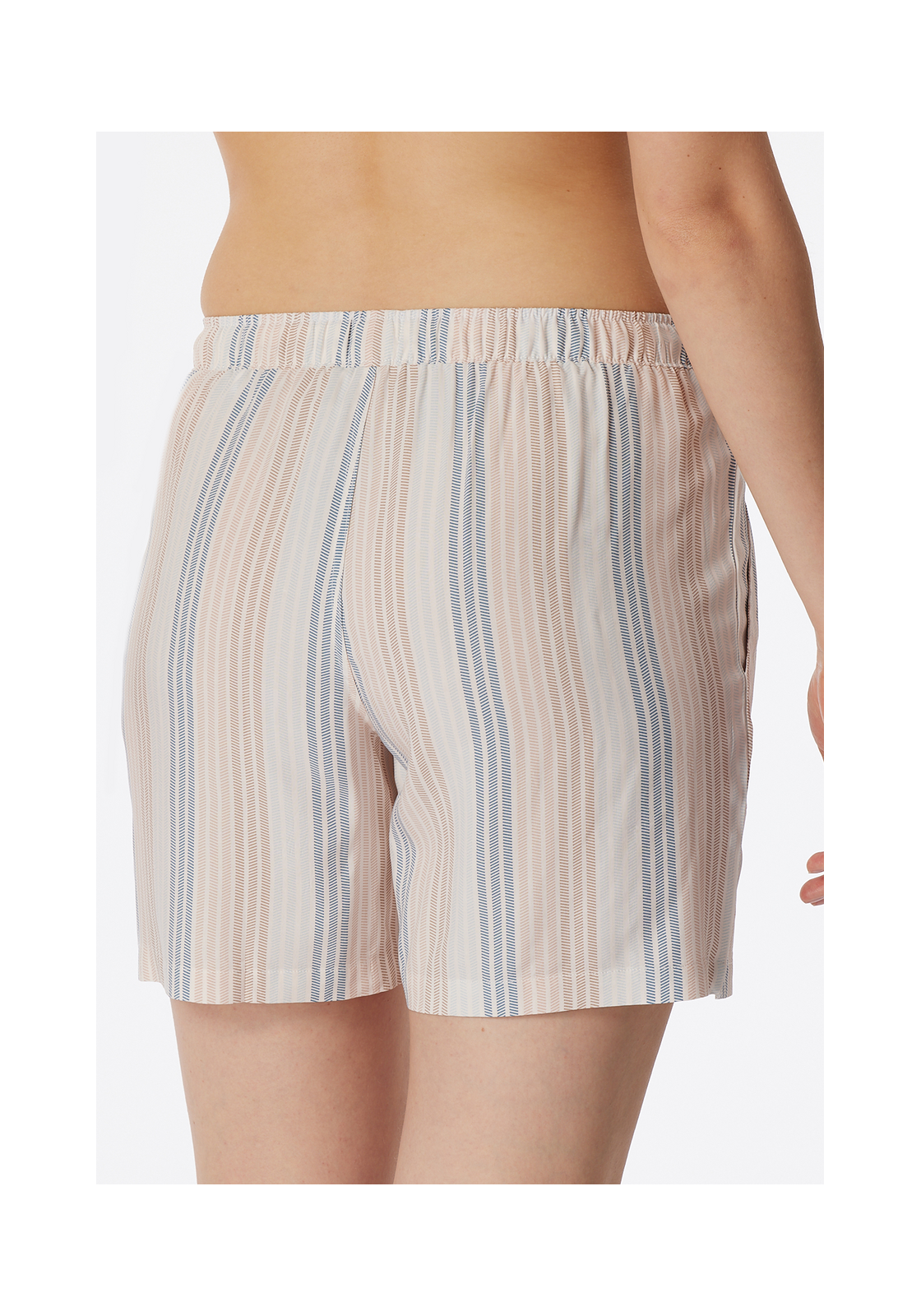 image_4_180459-913_1_1280x1280 SCHIESSER Mix+Relax loungebroek kort, dames geweven broek korte strepen multicolor