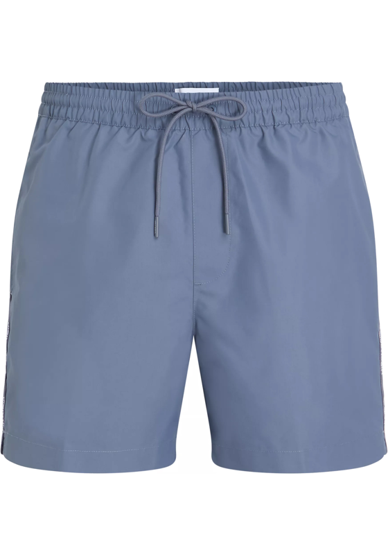 Calvin Klein Medium Drawstring swimshort, heren zwembroek, grijsblauw Calvin Klein Medium Drawstring swimshort, heren zwembroek, grijsblauw