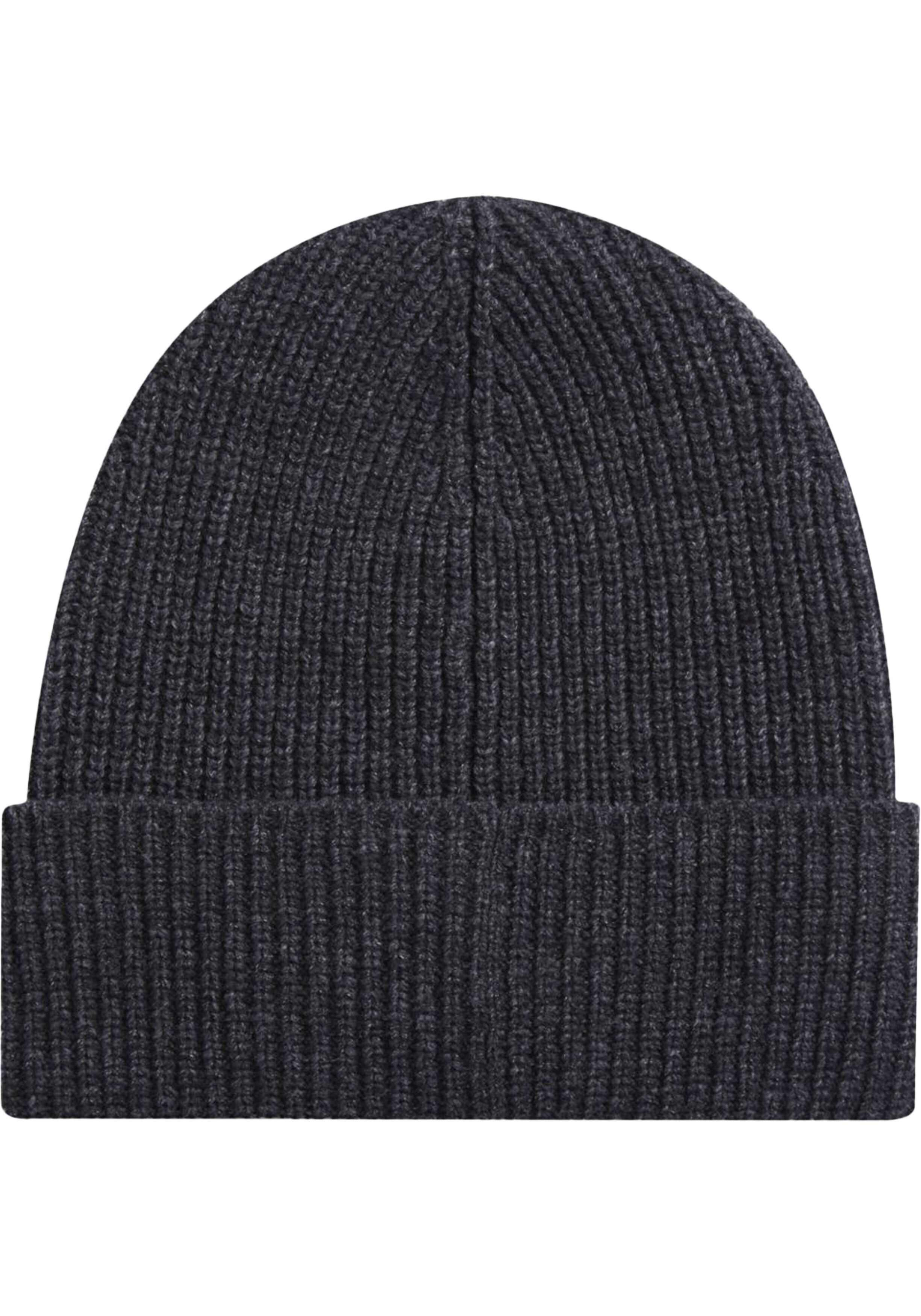 Calvin Klein muts, daddy wool beanie, donkergrijs